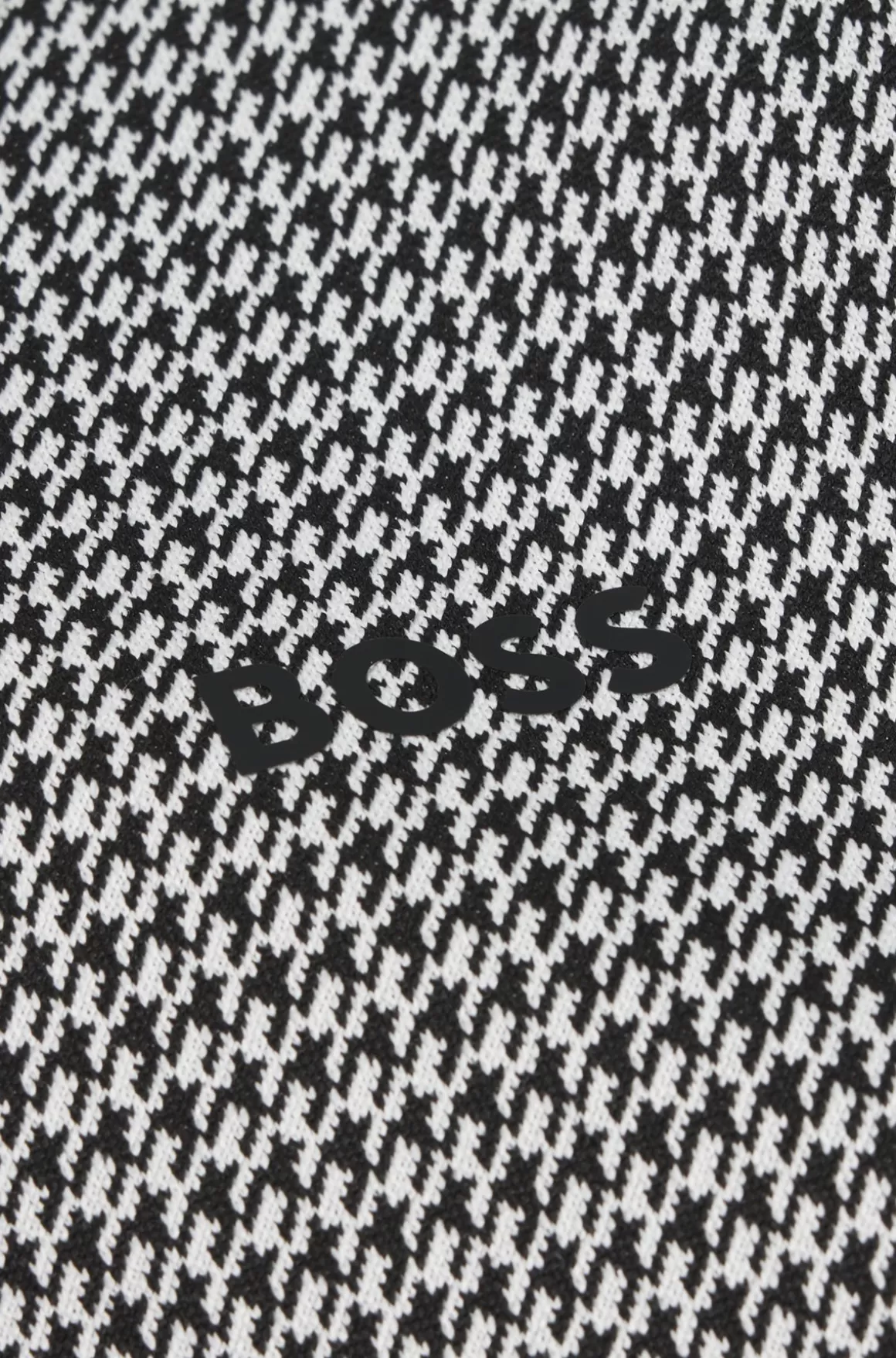 Børn HUGO BOSS Jakke Til Børn I Hanefjedsternet Mønster Med Lynlås Og Logo