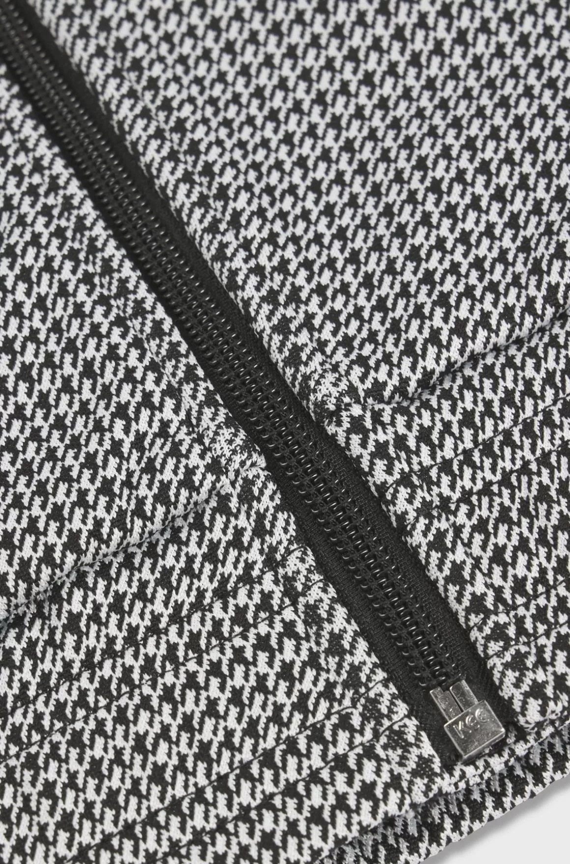 Børn HUGO BOSS Jakke Til Børn I Hanefjedsternet Mønster Med Lynlås Og Logo