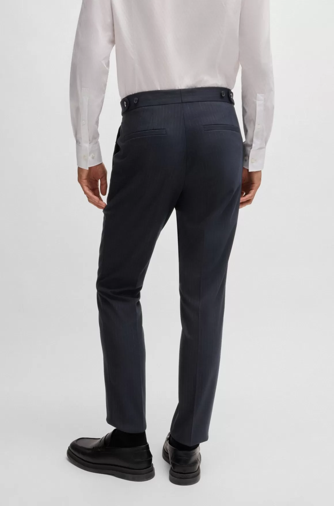 HUGO BOSS Jakkesæt I Tre Dele Med Slim Fit I Stof Med Performance-stræk