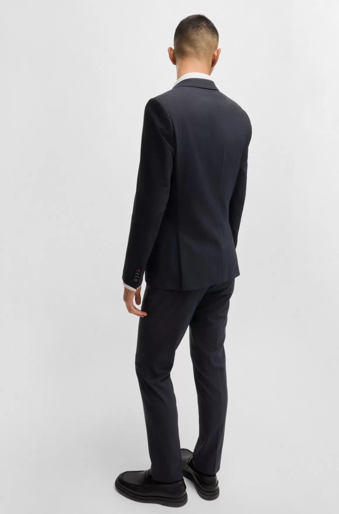 HUGO BOSS Jakkesæt I Tre Dele Med Slim Fit I Stof Med Performance-stræk