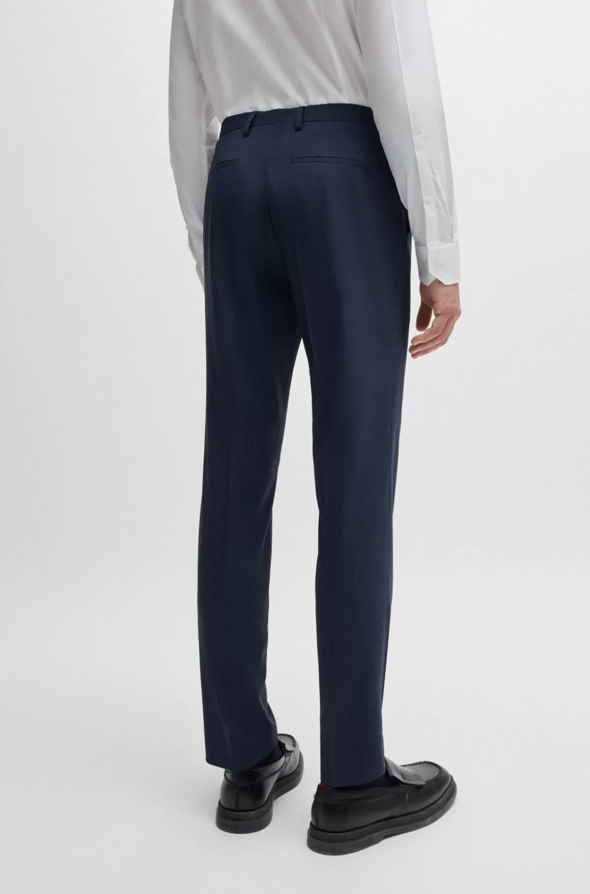 HUGO BOSS Jakkesæt Med Extra Slim Fit I Performance-stof Med Stræk Og Hanefjedsmønster