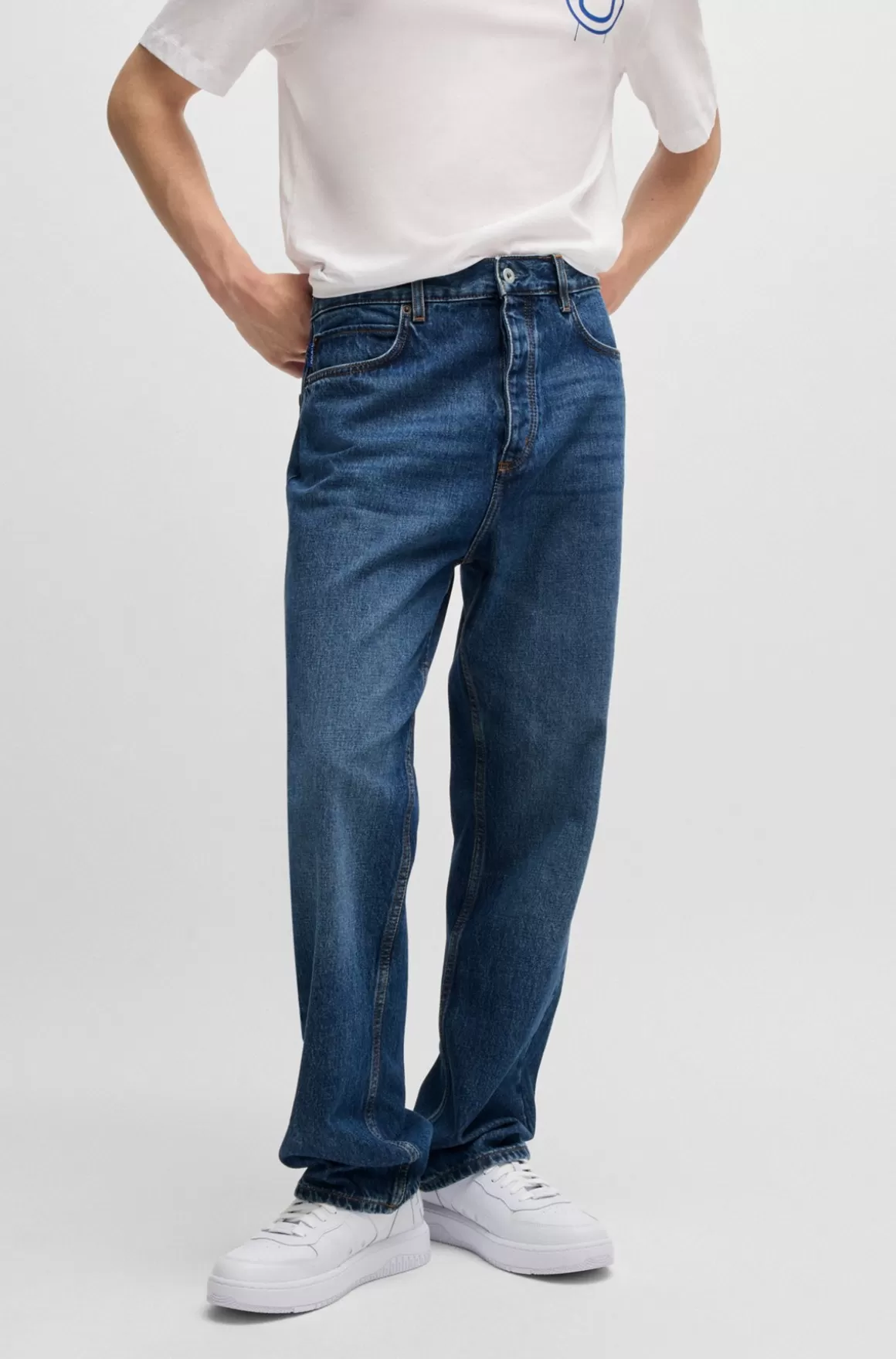 HUGO BOSS Jeans Med Baggy Fit I Denim