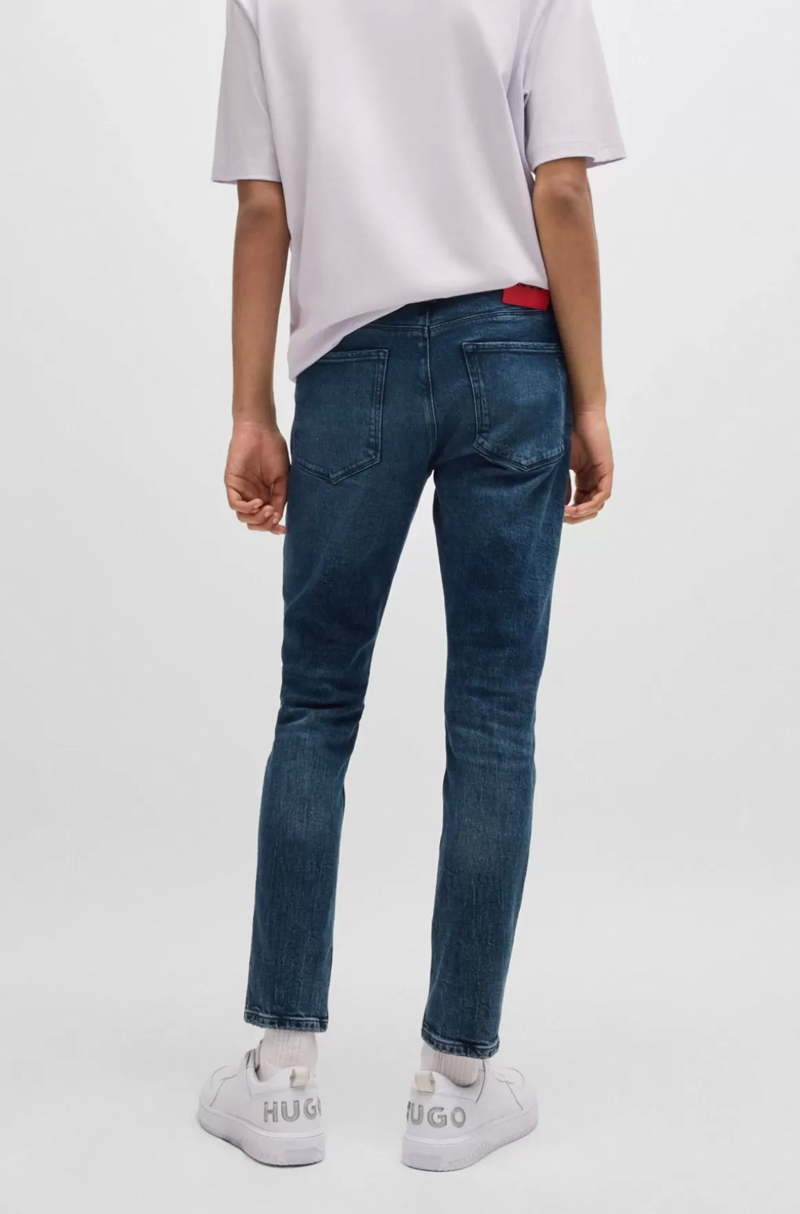 HUGO BOSS Jeans Med Extra Slim Fit I Denim Med Stræk