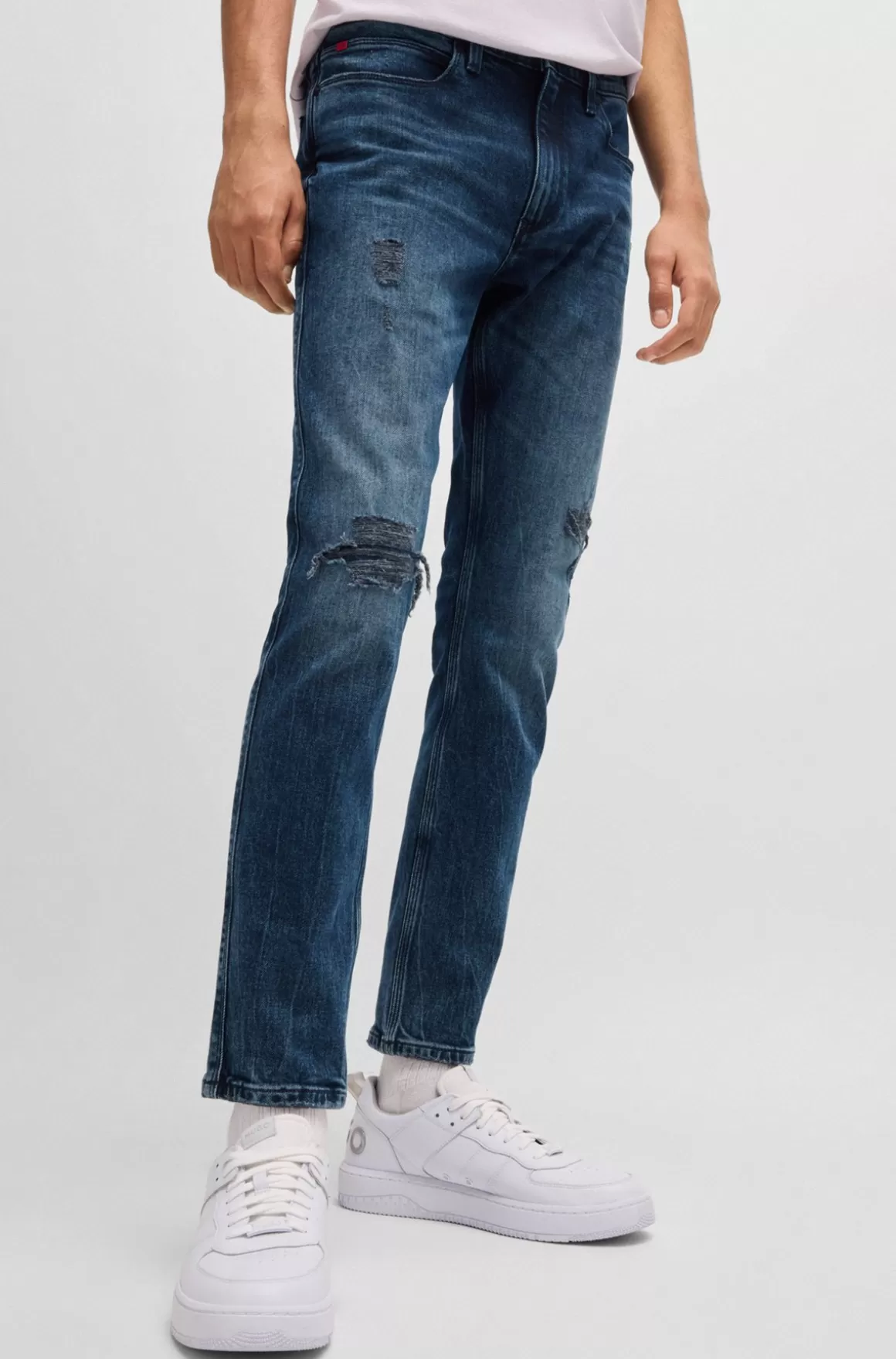HUGO BOSS Jeans Med Extra Slim Fit I Denim Med Stræk