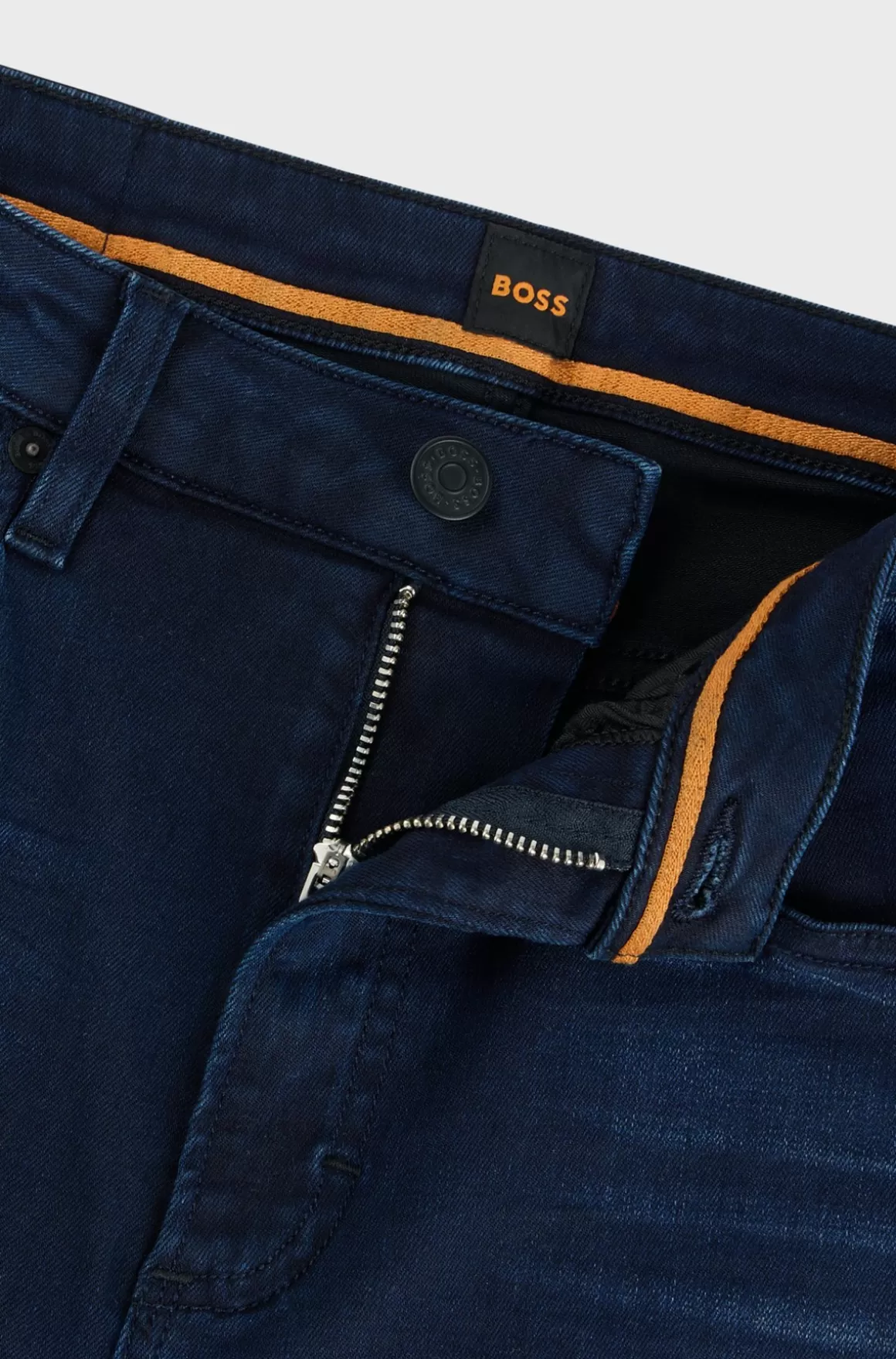 HUGO BOSS Jeans Med Slim Fit Og Svaj I Blå Denim Med Stræk
