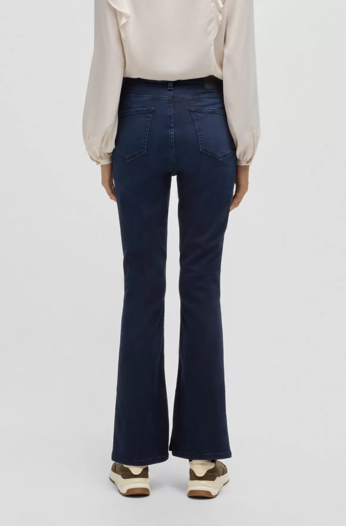 HUGO BOSS Jeans Med Slim Fit Og Svaj I Blå Denim Med Stræk