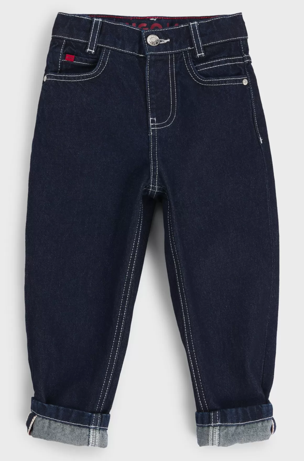 Børn HUGO BOSS Jeans Til Børn Med Loose Fit I Denim Med Rinse-wash