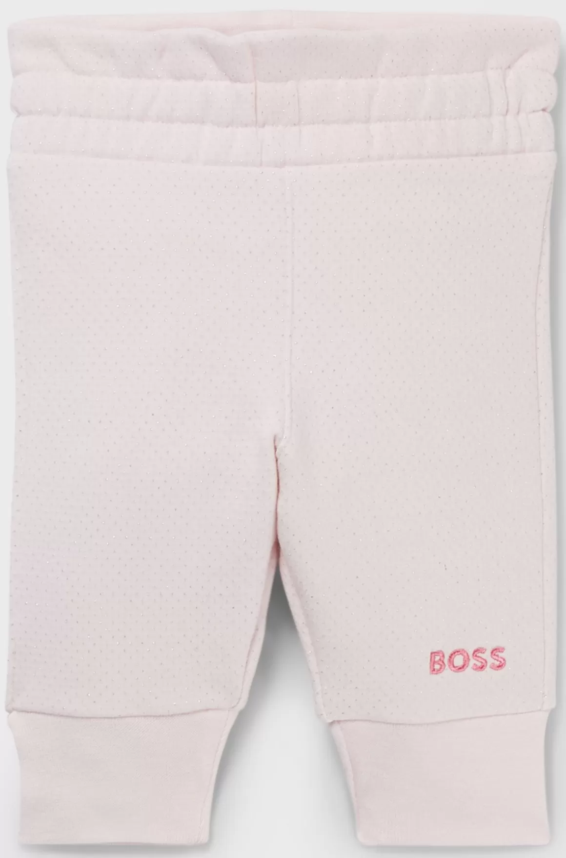 Børn HUGO BOSS Joggingbukser Til Babyer I Bomuldsblanding Med Broderet Logo