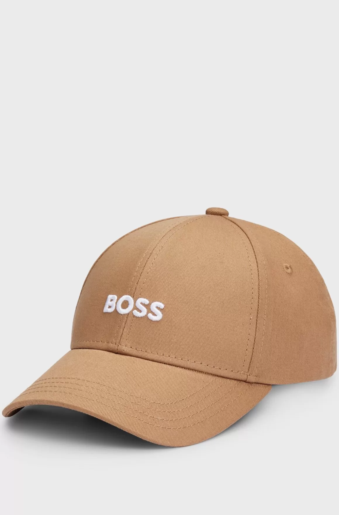 HUGO BOSS Kasket I Bomuldstwill Med Broderet Logo