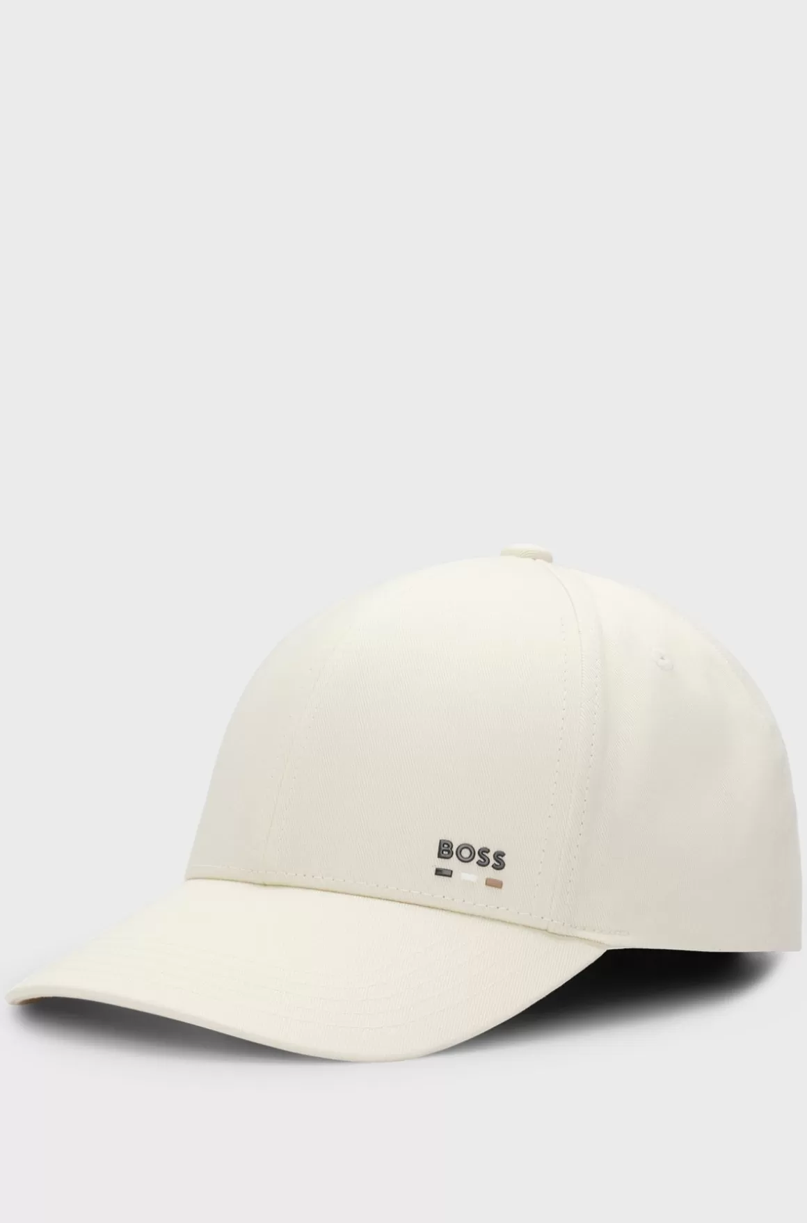 HUGO BOSS Kasket I Bomuldstwill Med Logodetalje