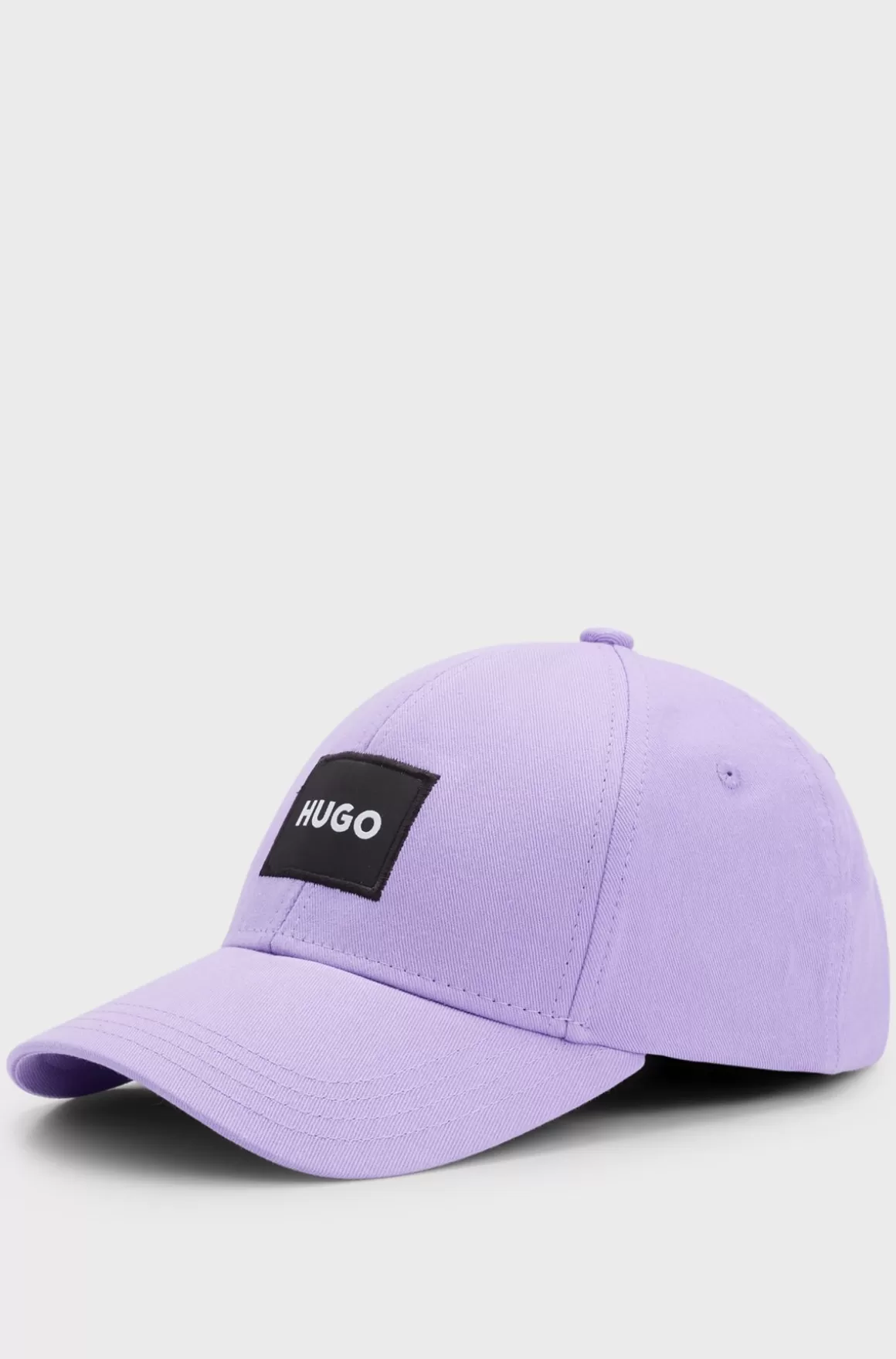 HUGO BOSS Kasket I Bomuldstwill Med Logomærkat