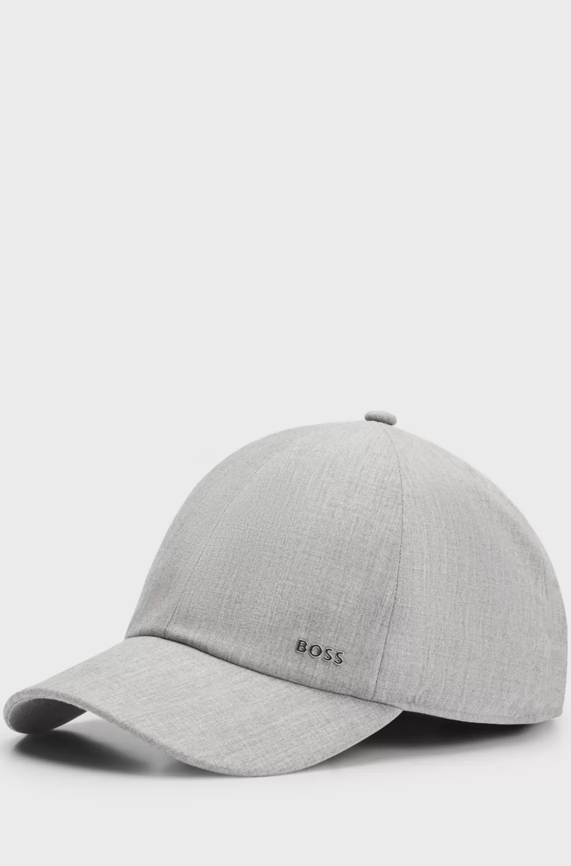 HUGO BOSS Kasket I Ferskenblødt Twill Med Logobogstaver