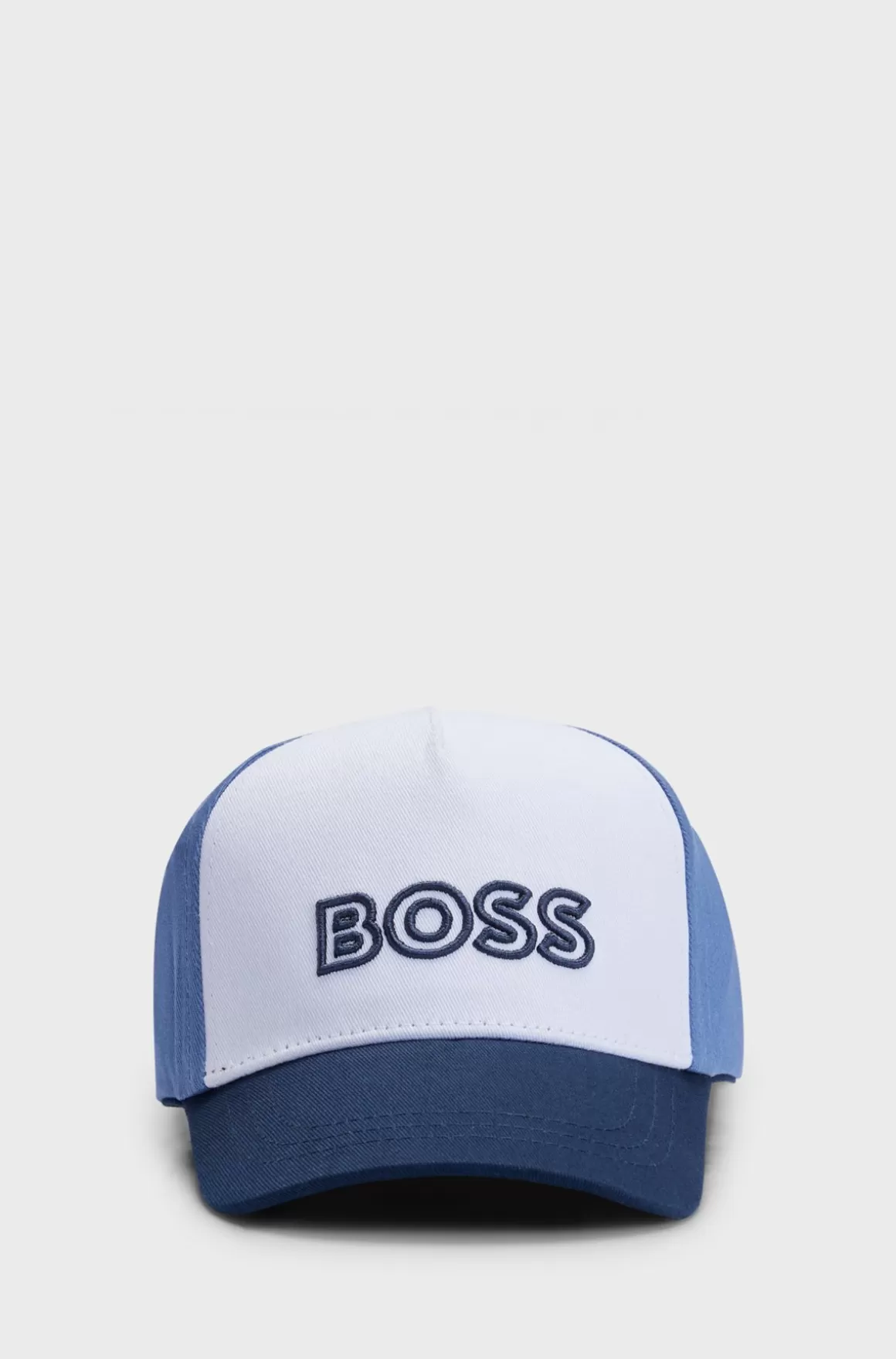 Børn HUGO BOSS Kasket Til Børn I Bomuldstwill Med Logoprint