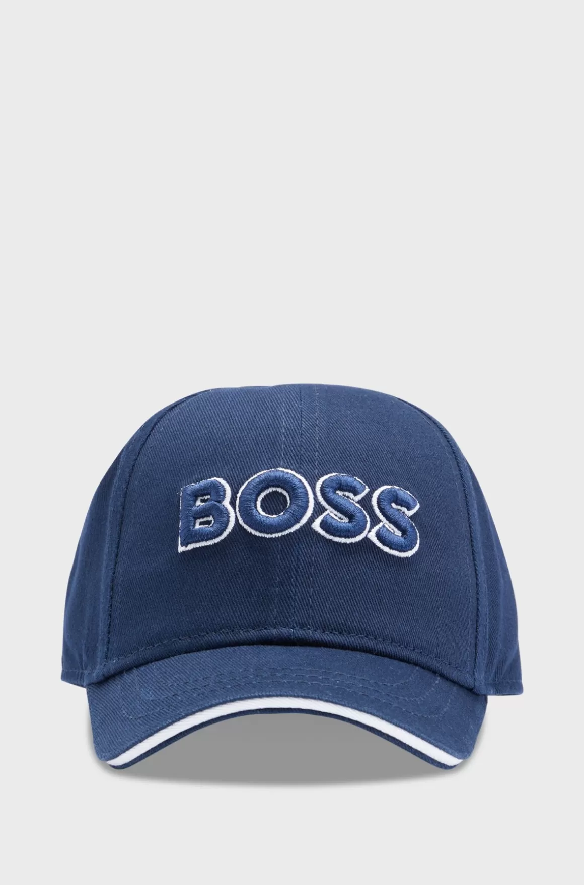 Børn HUGO BOSS Kasket Til Drenge I Bomuldstwill Med Hævet Logo