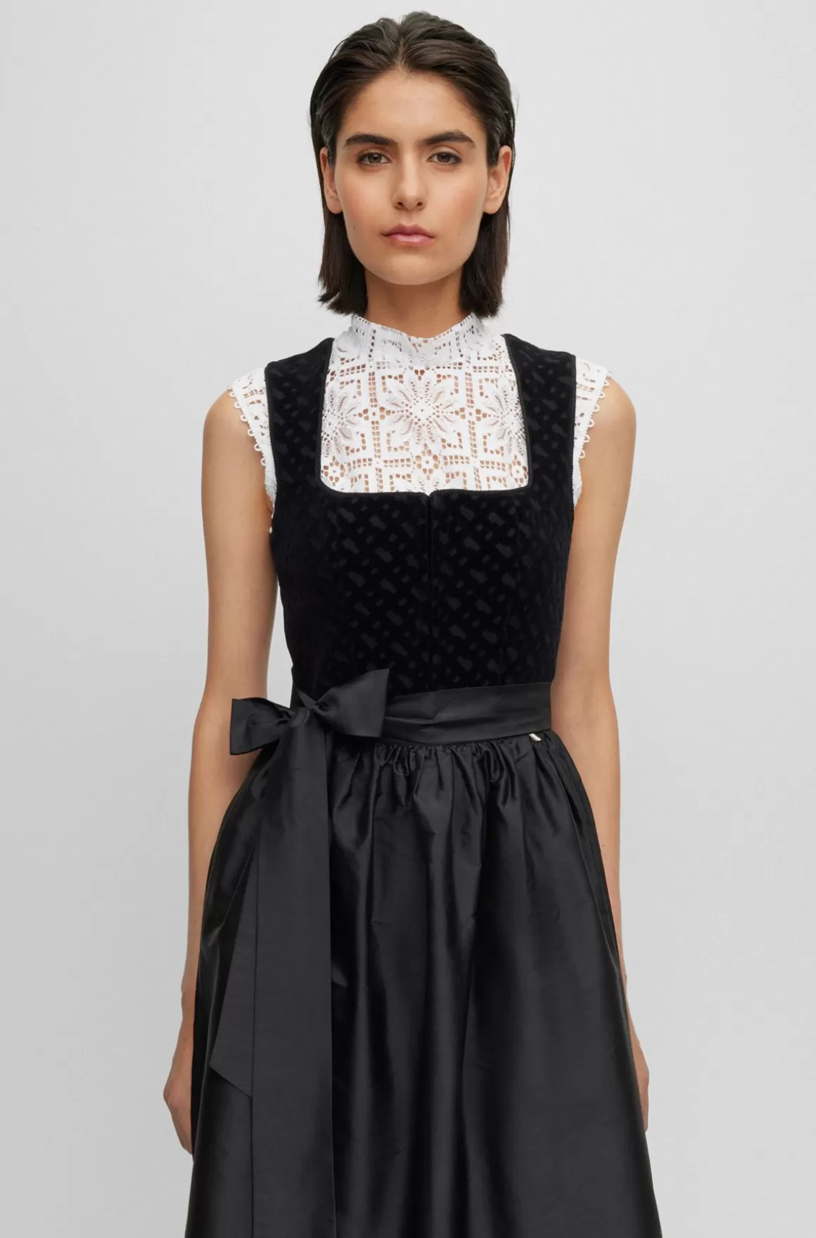 Dame HUGO BOSS Kort BOSS X Kinga Mathe-skjorte I Blomstret Blondestof