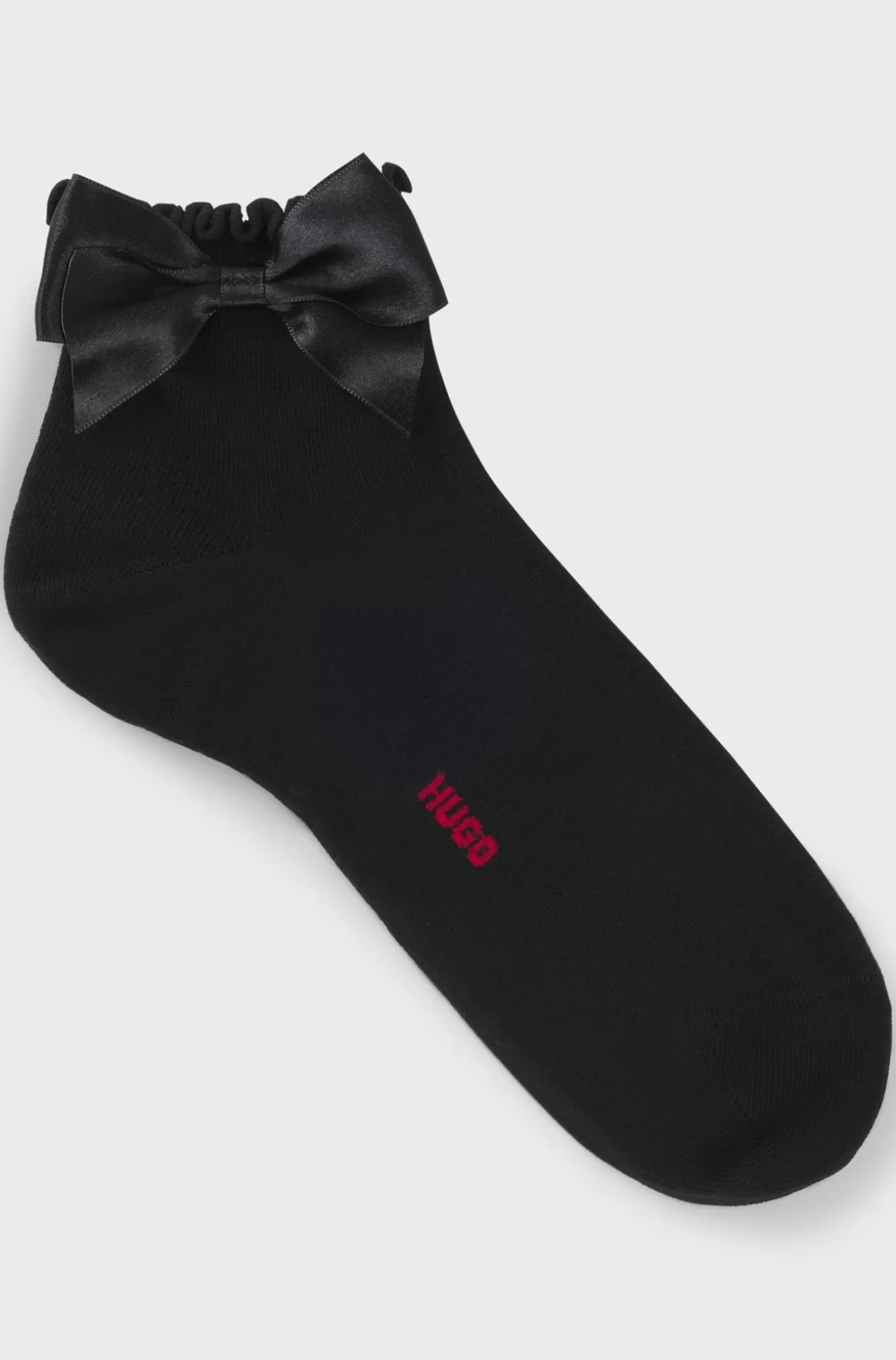HUGO BOSS Korte Strømper Af En Bomuldsblanding Og Med Sløjfekant