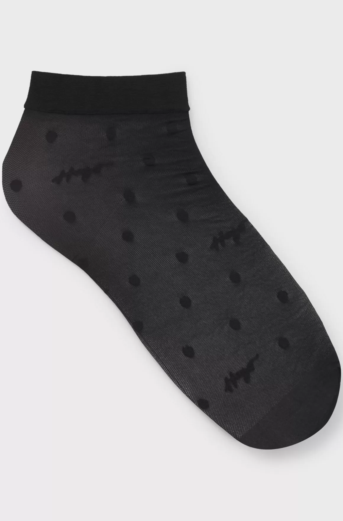 HUGO BOSS Korte Transparente Sokker Med Prikker Og Logo