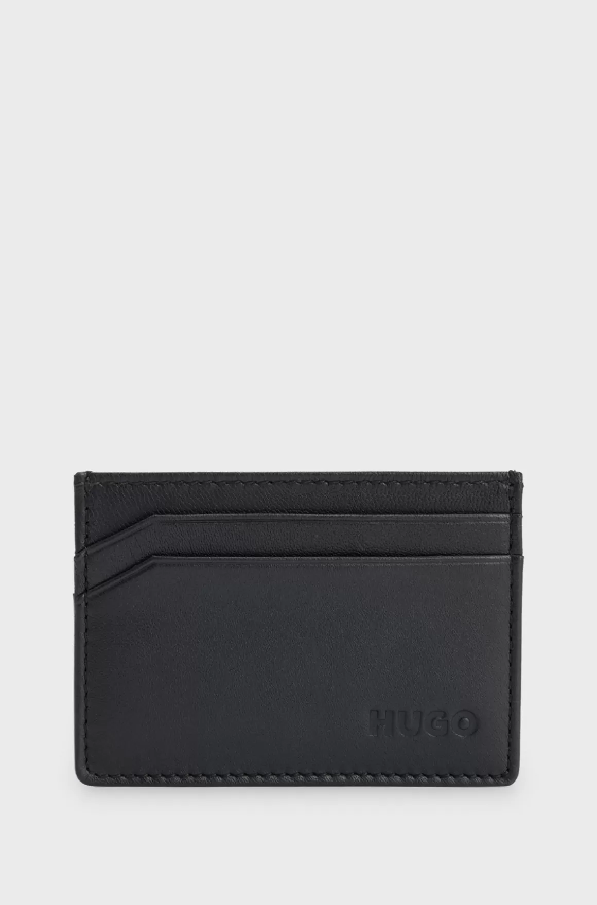 HUGO BOSS Kortholder I Læder Med Logo