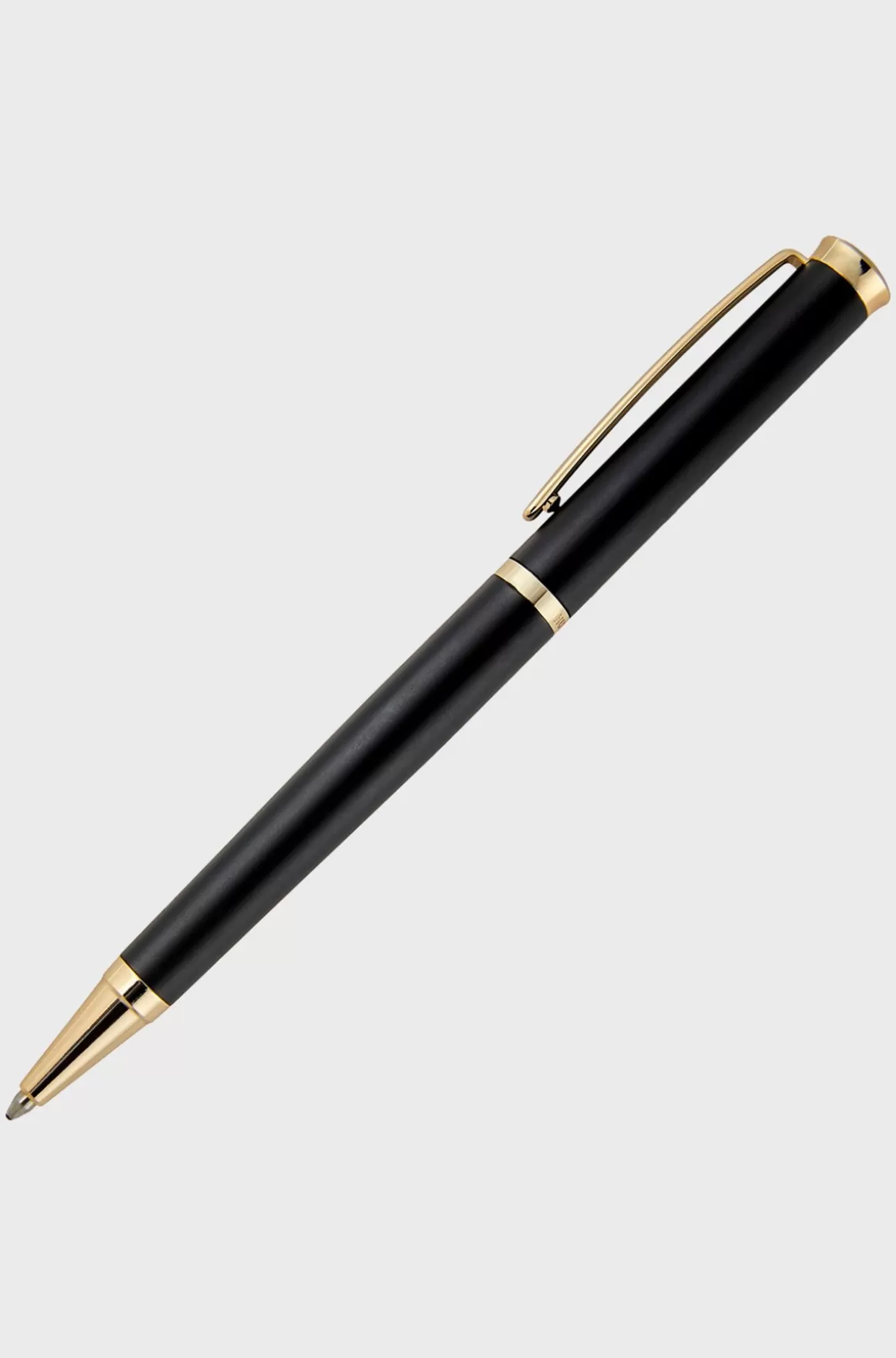 HUGO BOSS Kuglepen I Mat Med Guldfarvede Detaljer