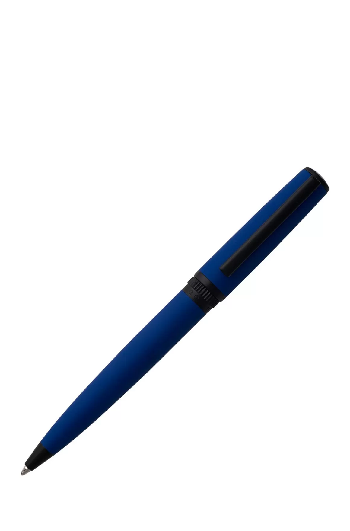 HUGO BOSS Kuglepen Med Blå Gummifinish Og Logoring