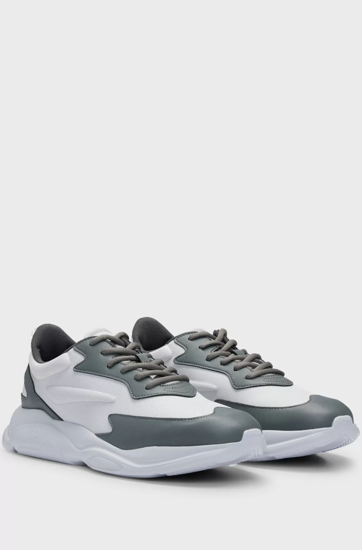 HUGO BOSS Løbeskoinspirerede Sneakers Med Kontrastdetaljer