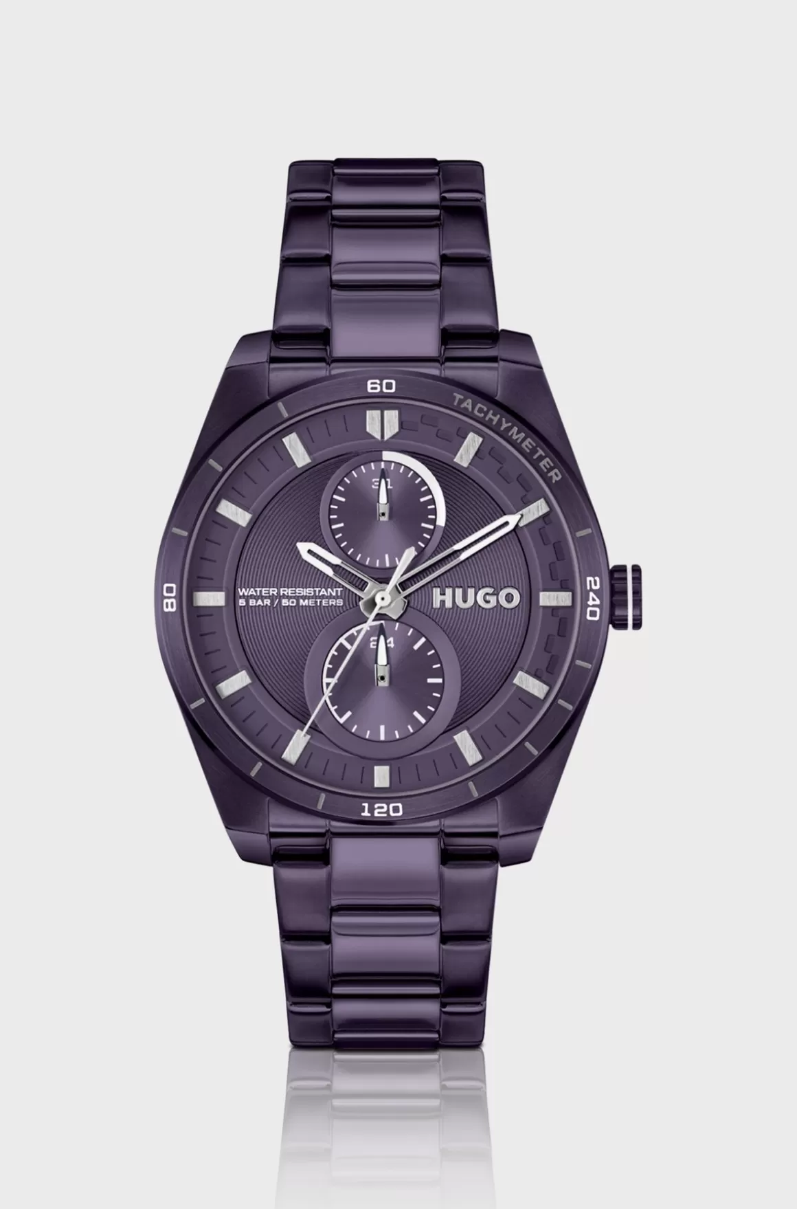 HUGO BOSS Stålur Med Geometrisk Urkasse