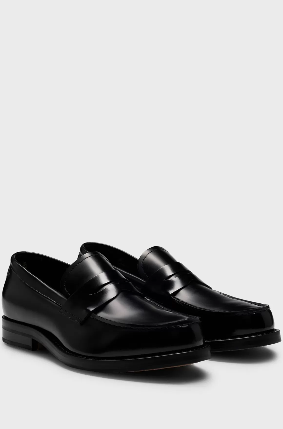 HUGO BOSS Loafers I Læder Med Dressletic-sål