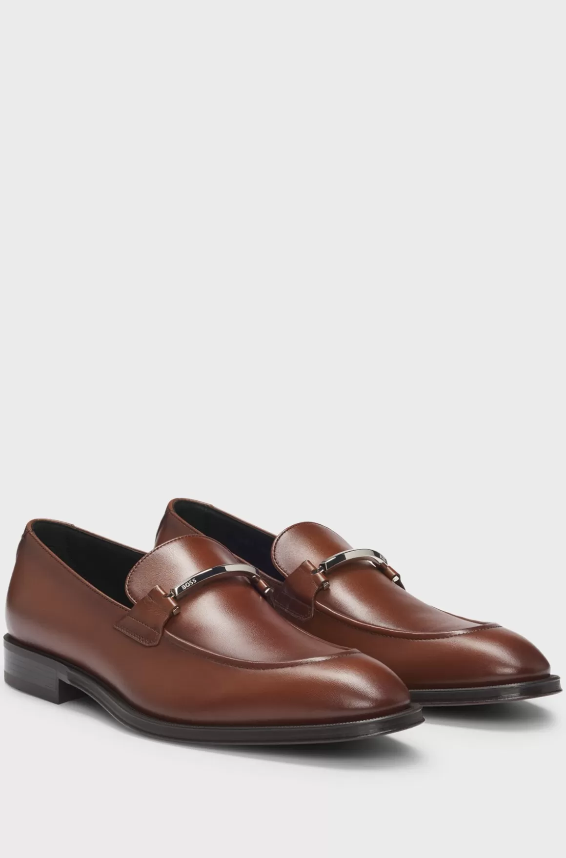 HUGO BOSS Loafers Med Brandet Metalspænde