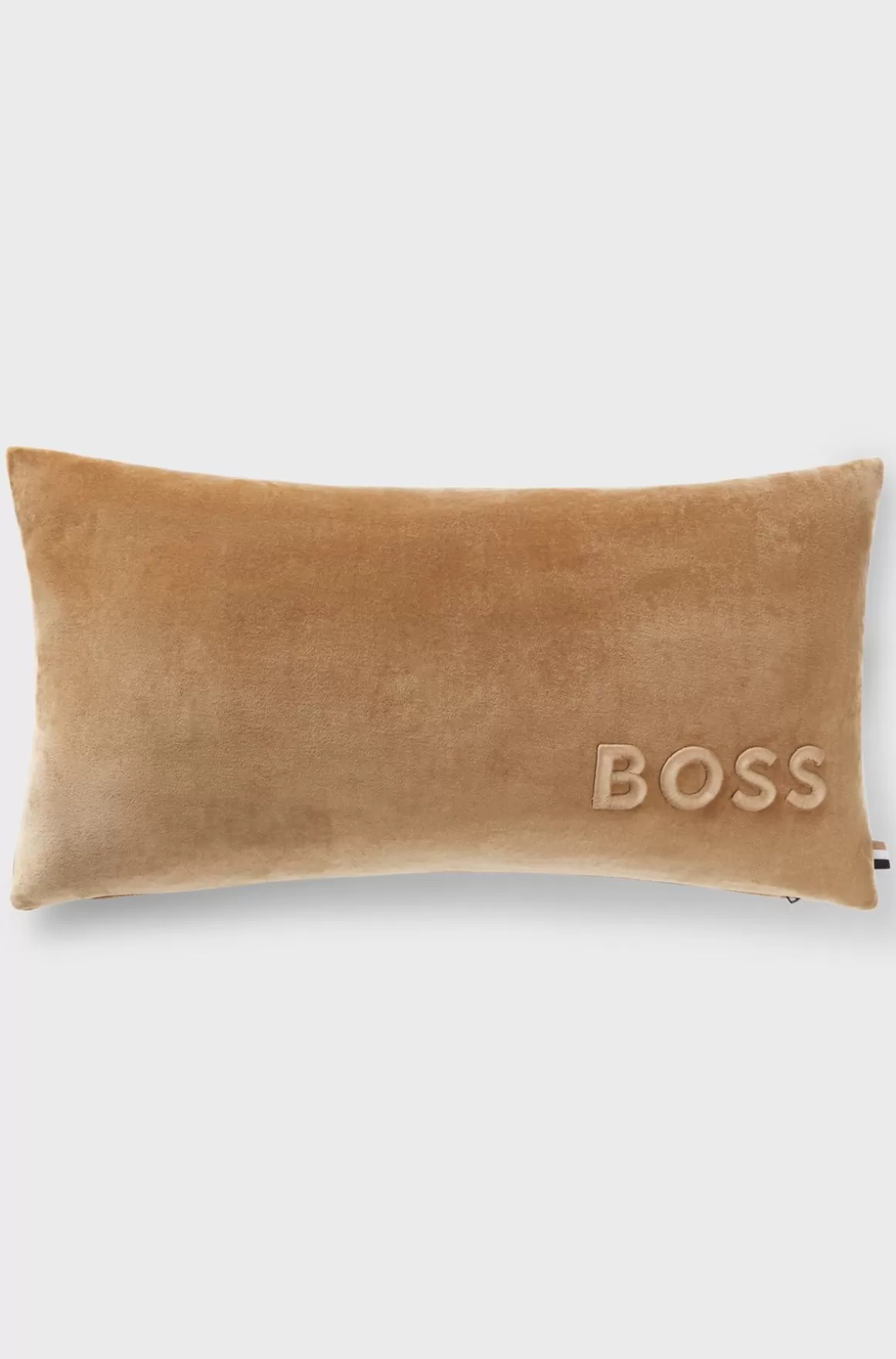 HUGO BOSS Logobroderet Pudebetræk I En Bomuldsblanding