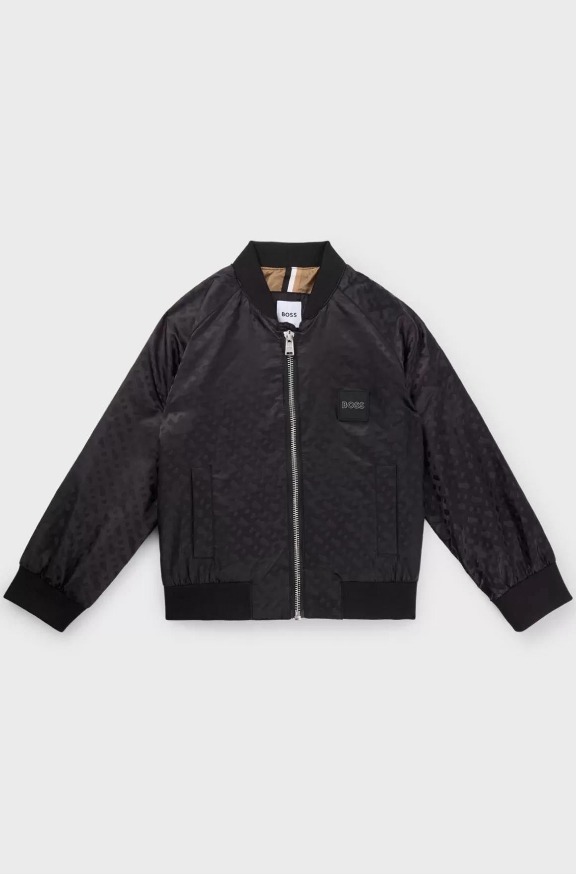 Børn HUGO BOSS Monogramjakke Til Børn Med Logomærke