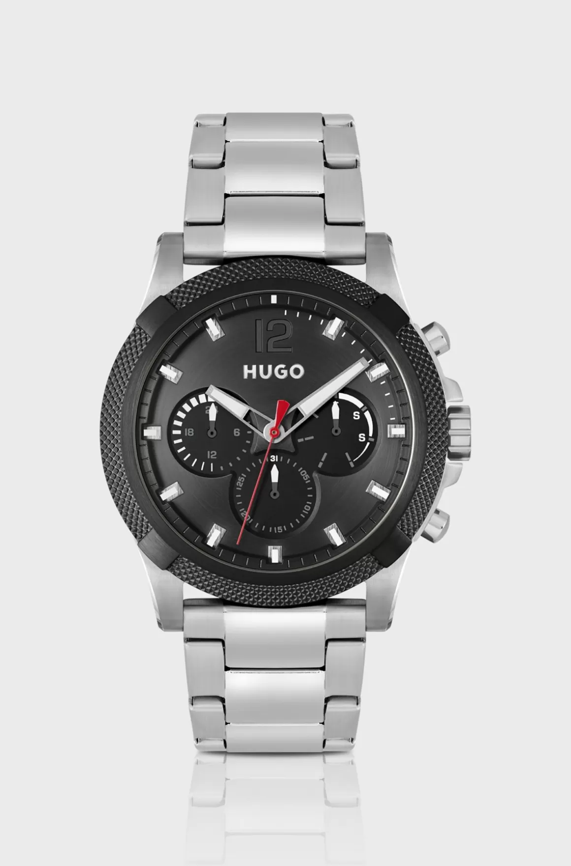 HUGO BOSS Multifunktionsur Med Leddelt Rem