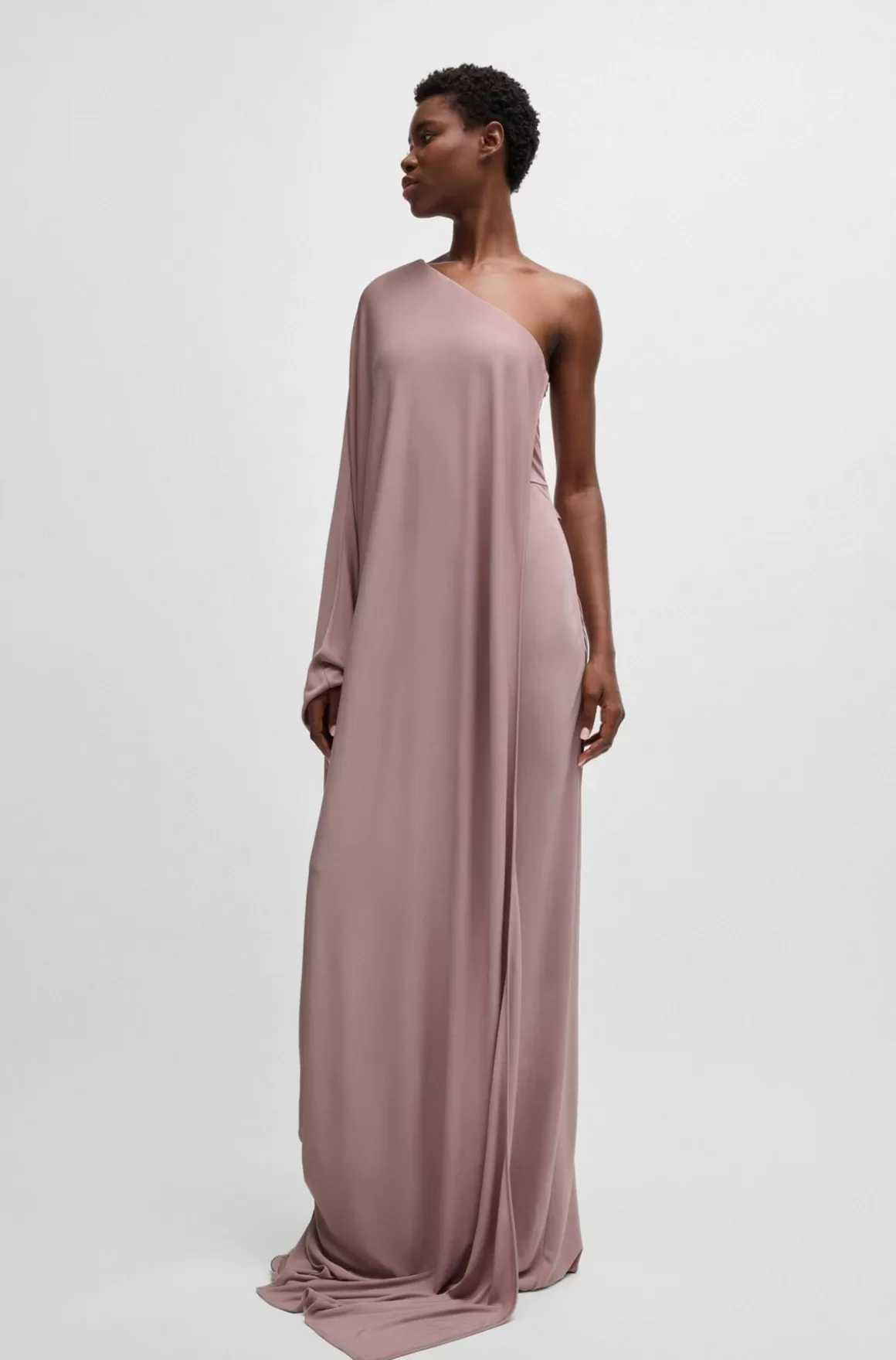HUGO BOSS NAOMI X BOSS Lang Kjole Med Enkelt Skulder