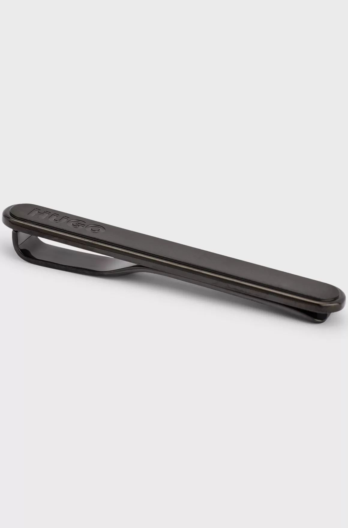HUGO BOSS Oval Slipsenål Med Indgraveret Logo