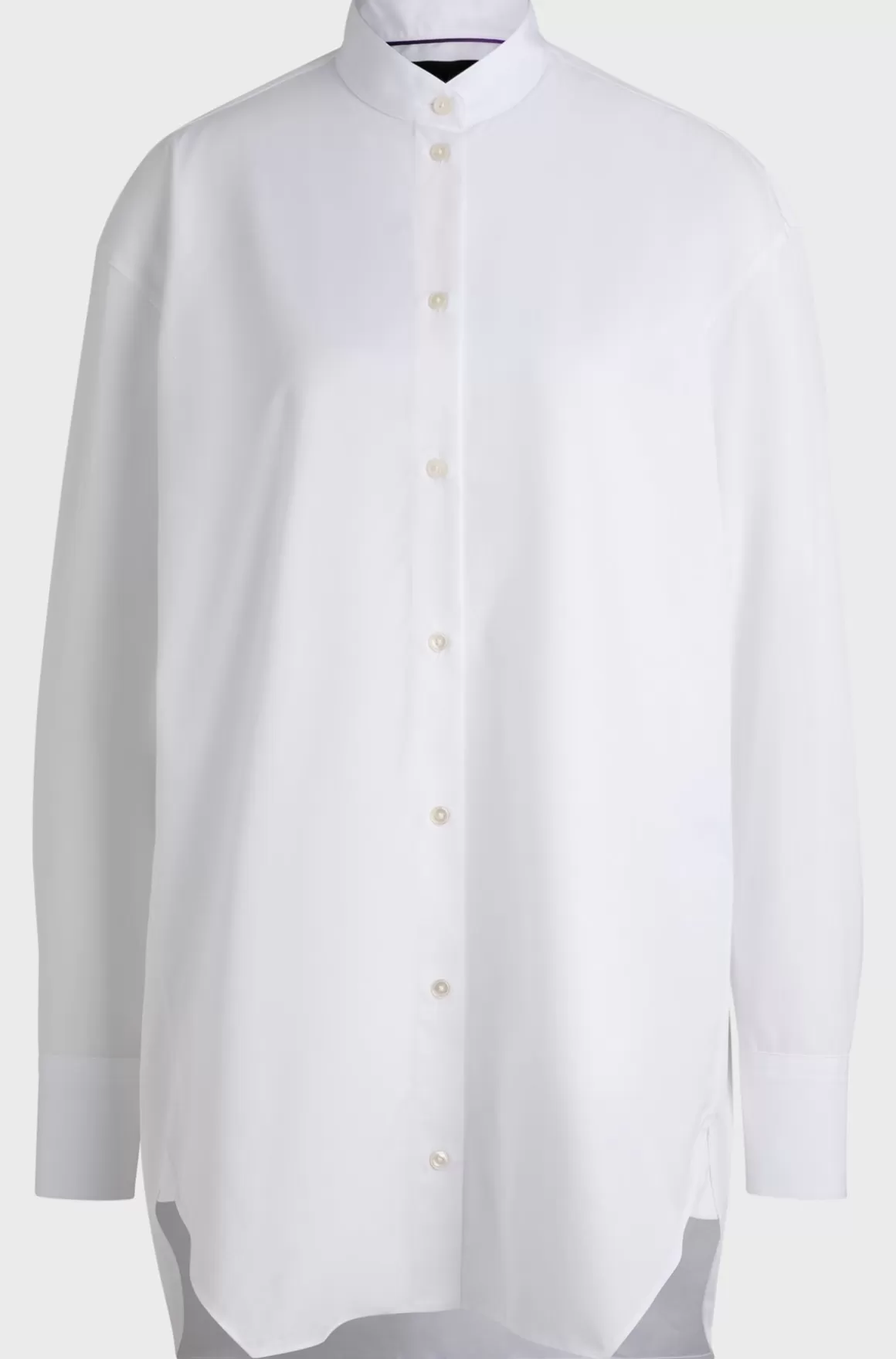 Dame HUGO BOSS Oversize Fit Naomi X BOSS-skjorte I Bomuld