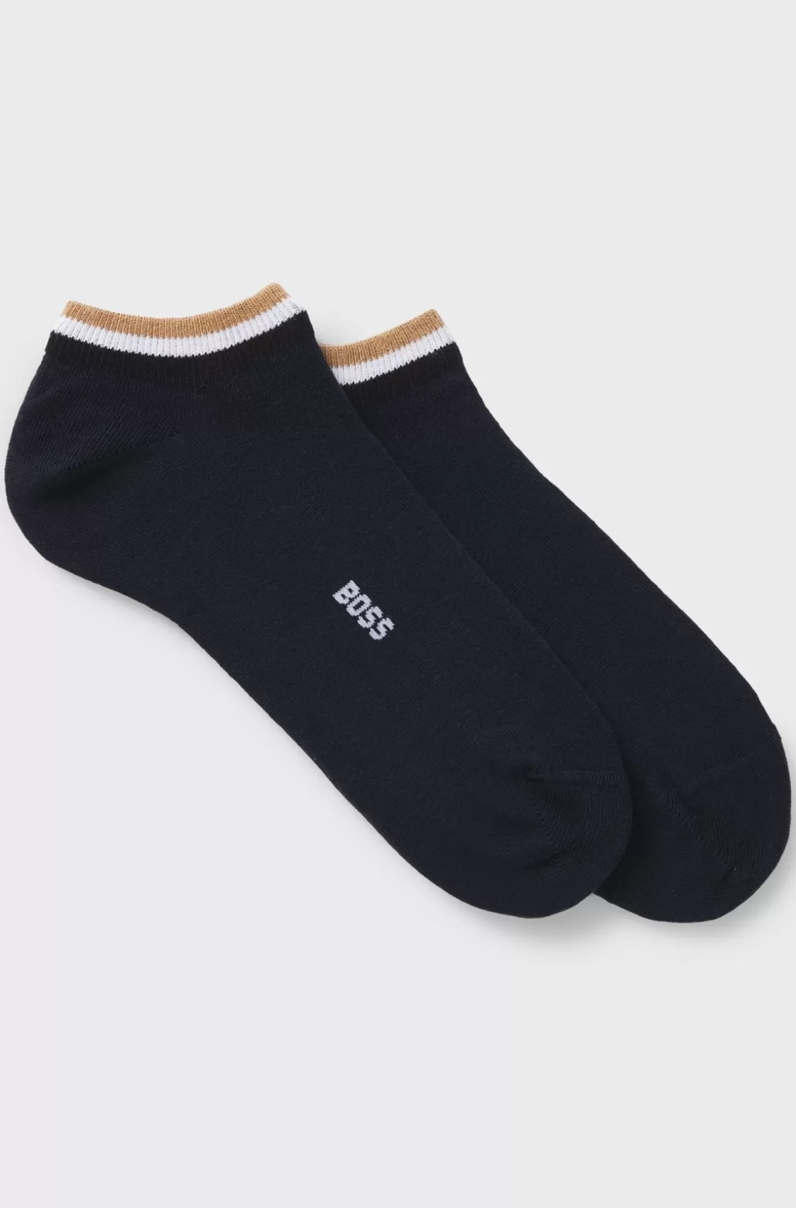 HUGO BOSS Pakke Med To Par Ankelsokker Med Signaturstriber