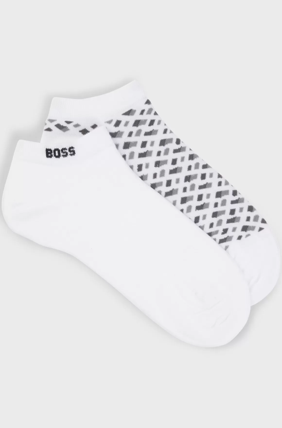 HUGO BOSS Pakke Med To Par Ankelstrømper I En Bomuldsblanding