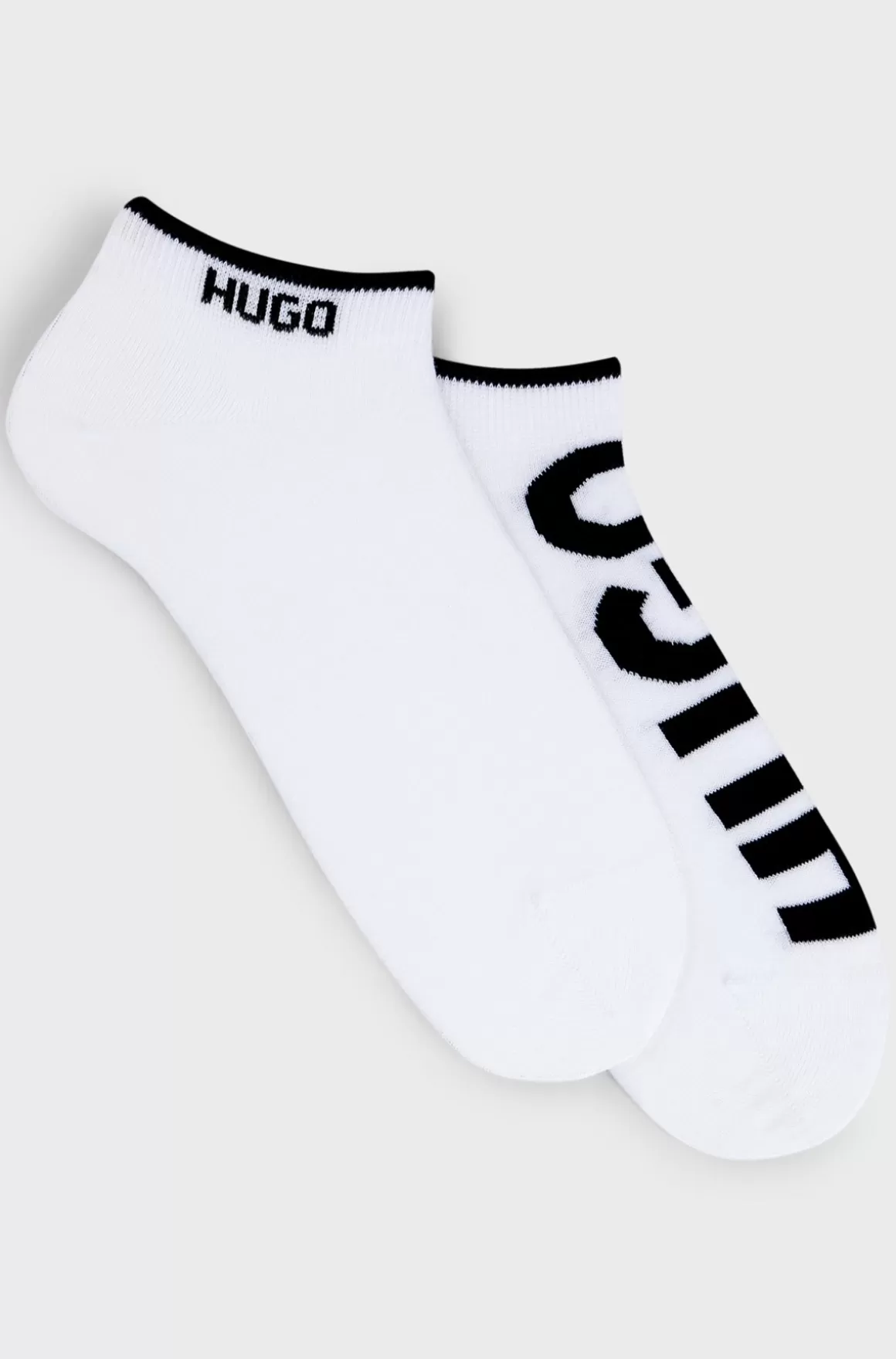 HUGO BOSS Pakke Med To Par Ankelstrømper I En Bomuldsblanding