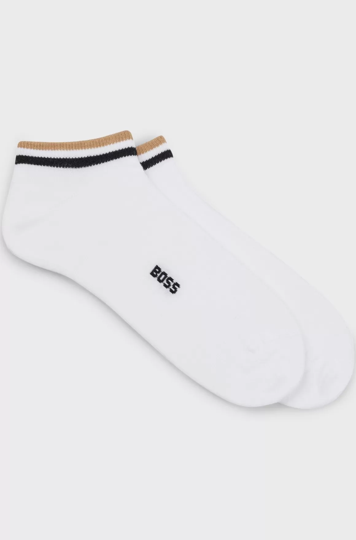 HUGO BOSS Pakke Med To Par Ankelstrømper Med Signaturstribe