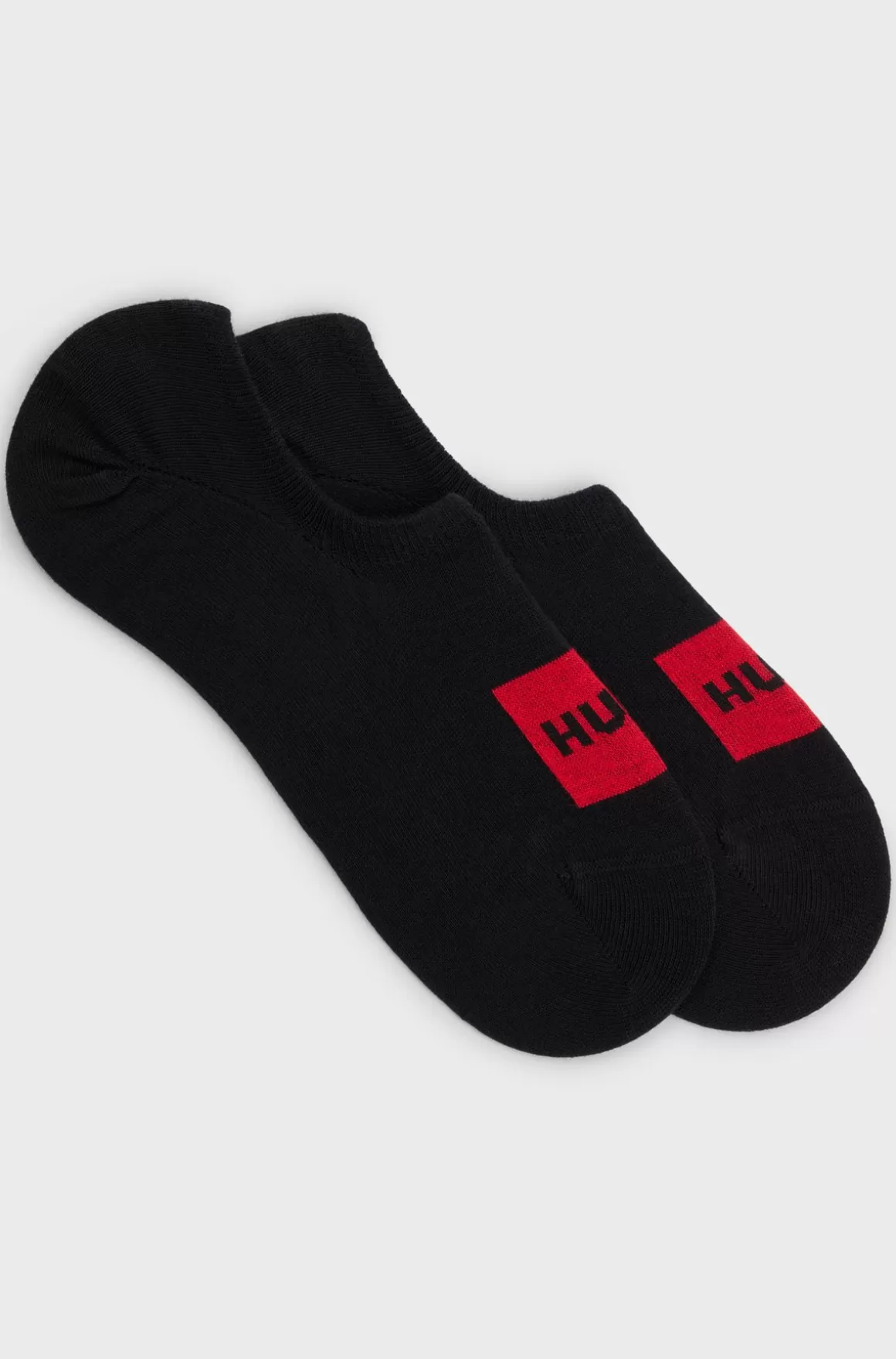 HUGO BOSS Pakke Med To Par Sneakersstrømper Med Røde Logomærker
