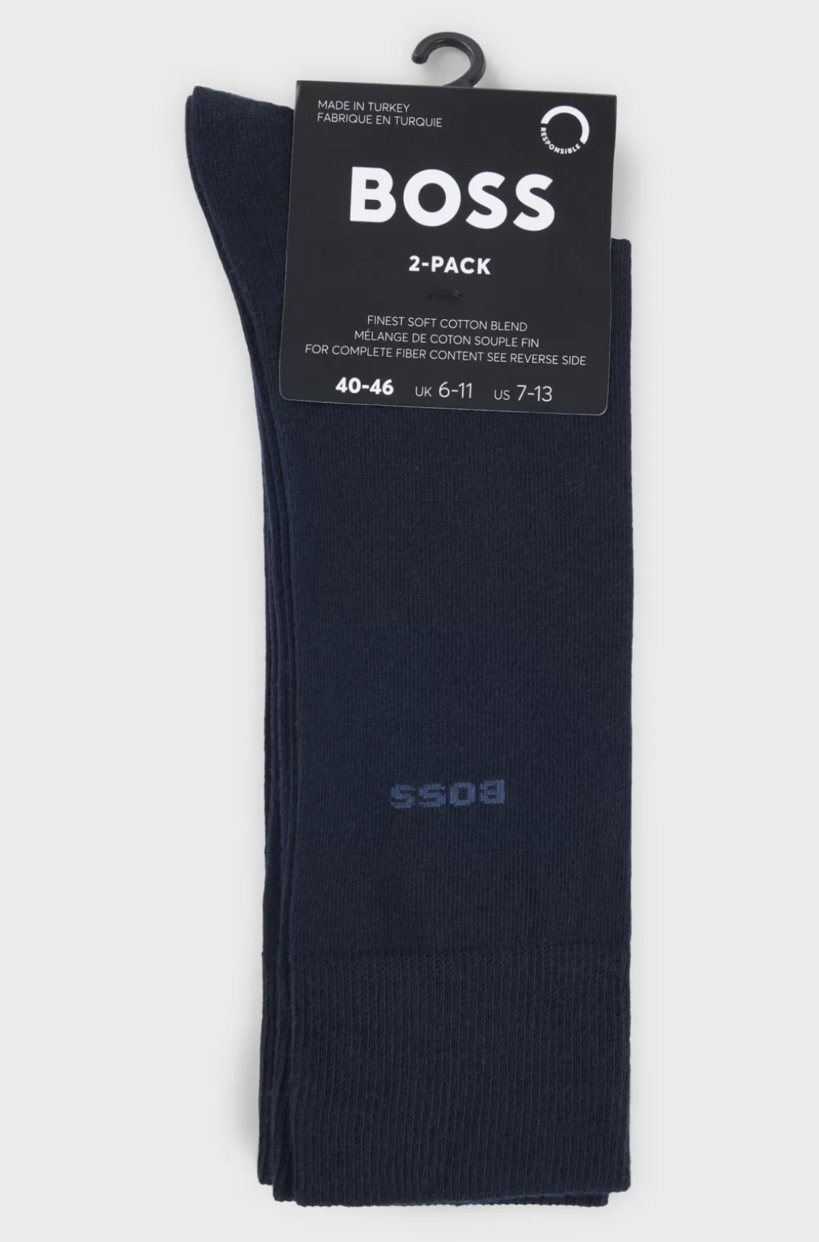 HUGO BOSS Pakke Med To Par Sokker I Almindelig Længde I En Bomuldsblanding