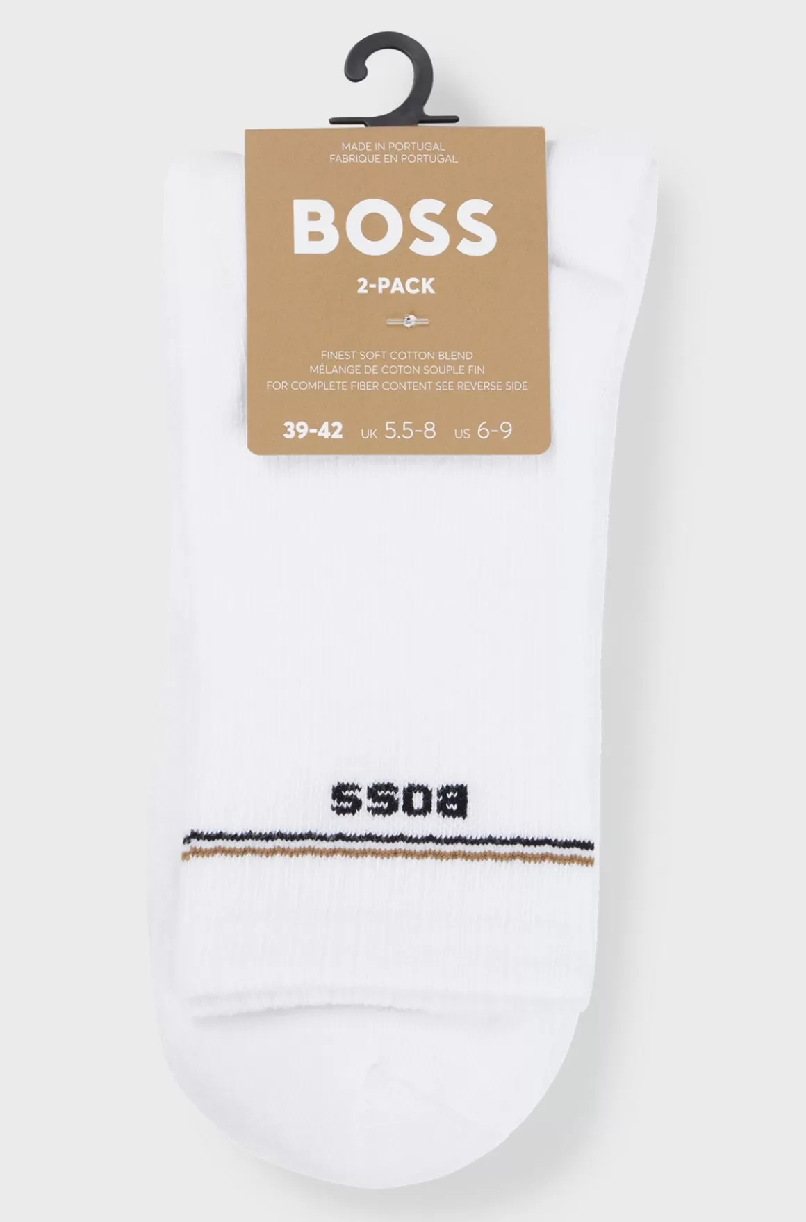 HUGO BOSS Pakke Med To Par Strømper I Kvart Længde Med Logo