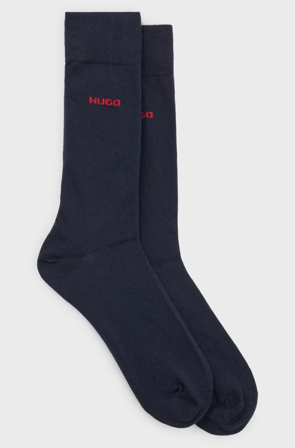 HUGO BOSS Pakke Med To Par Strømper I Stof Med Stræk I Almindelig Længde