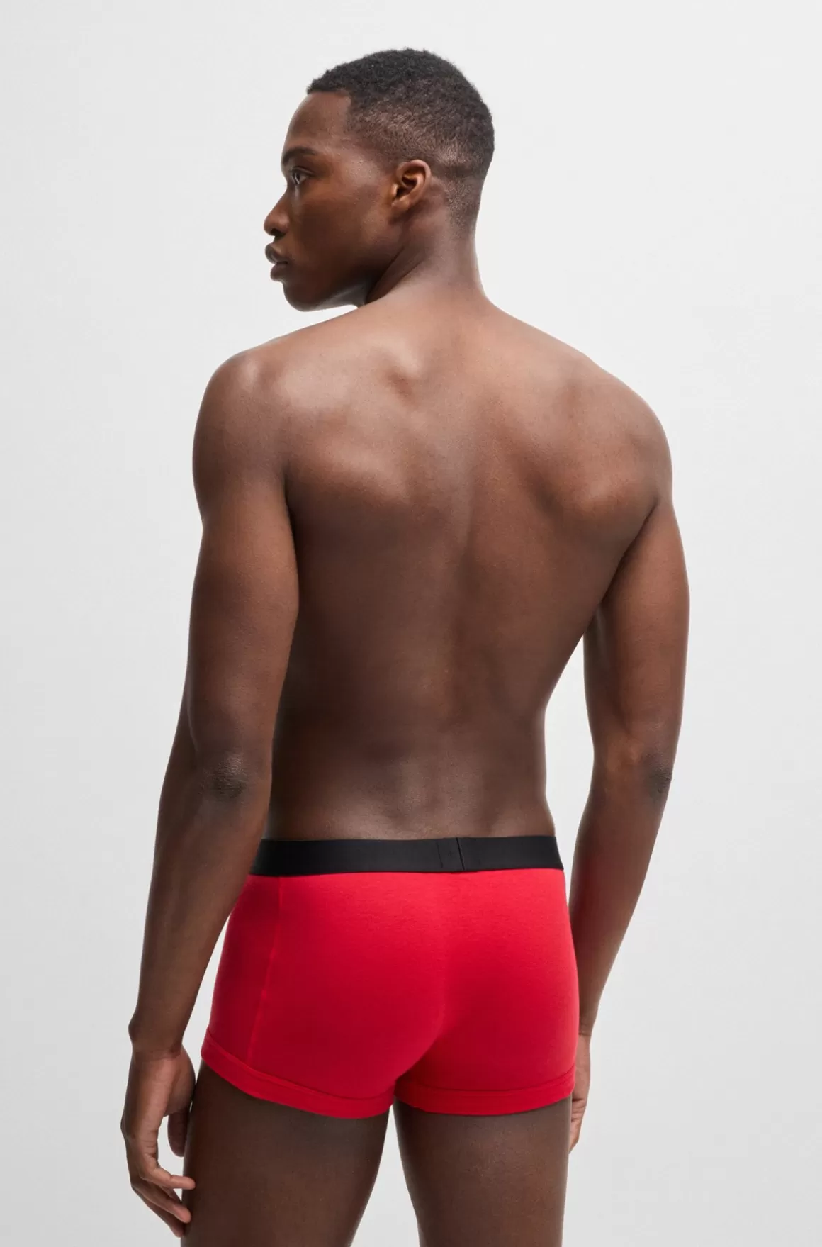 HUGO BOSS Pakke Med To Par Underbukser I Bomuld Med Metalliske Logoer