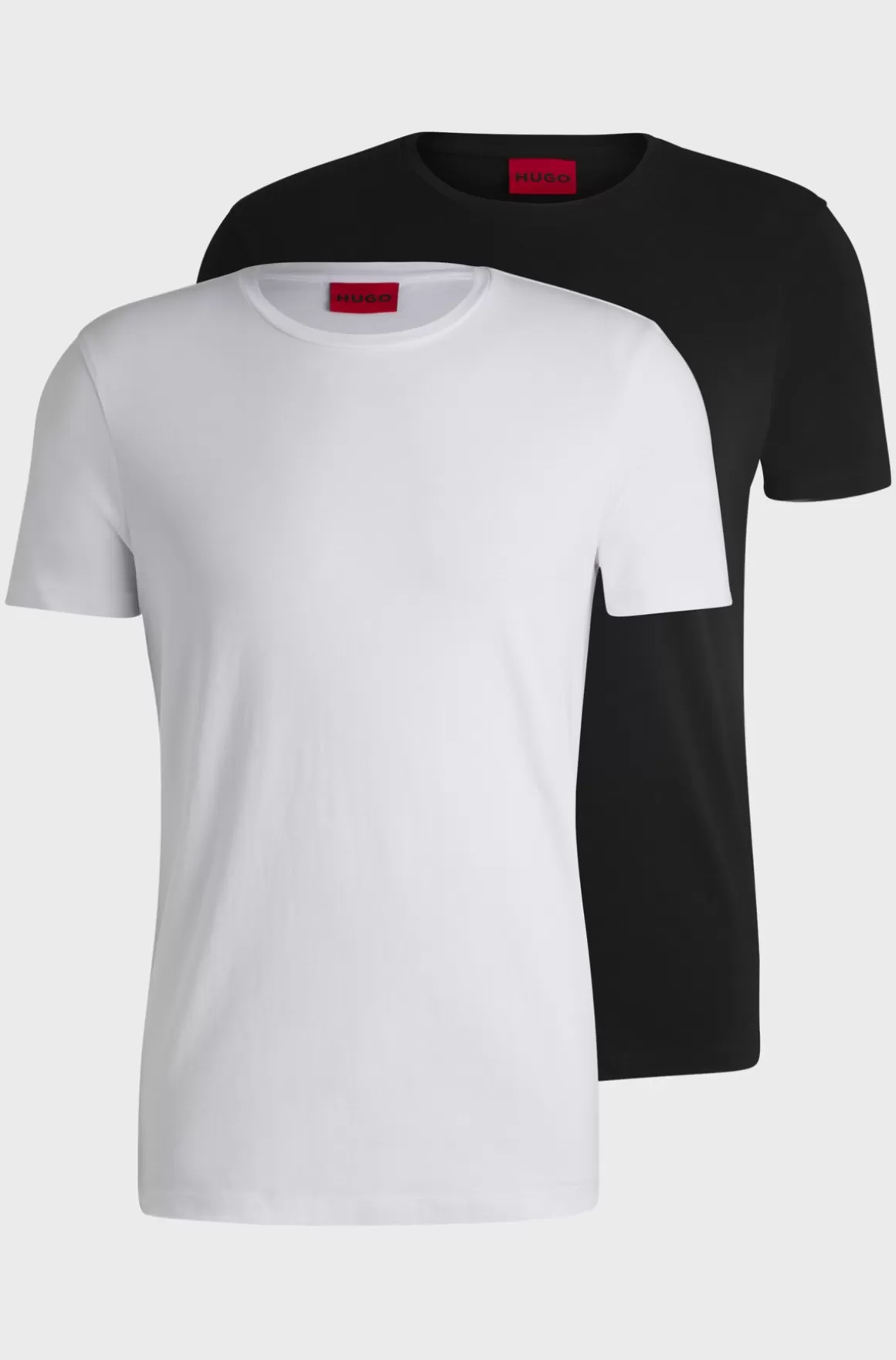 HUGO BOSS Pakke Med To T-shirts I Bomuld Med Stræk Og Med Slim Fit