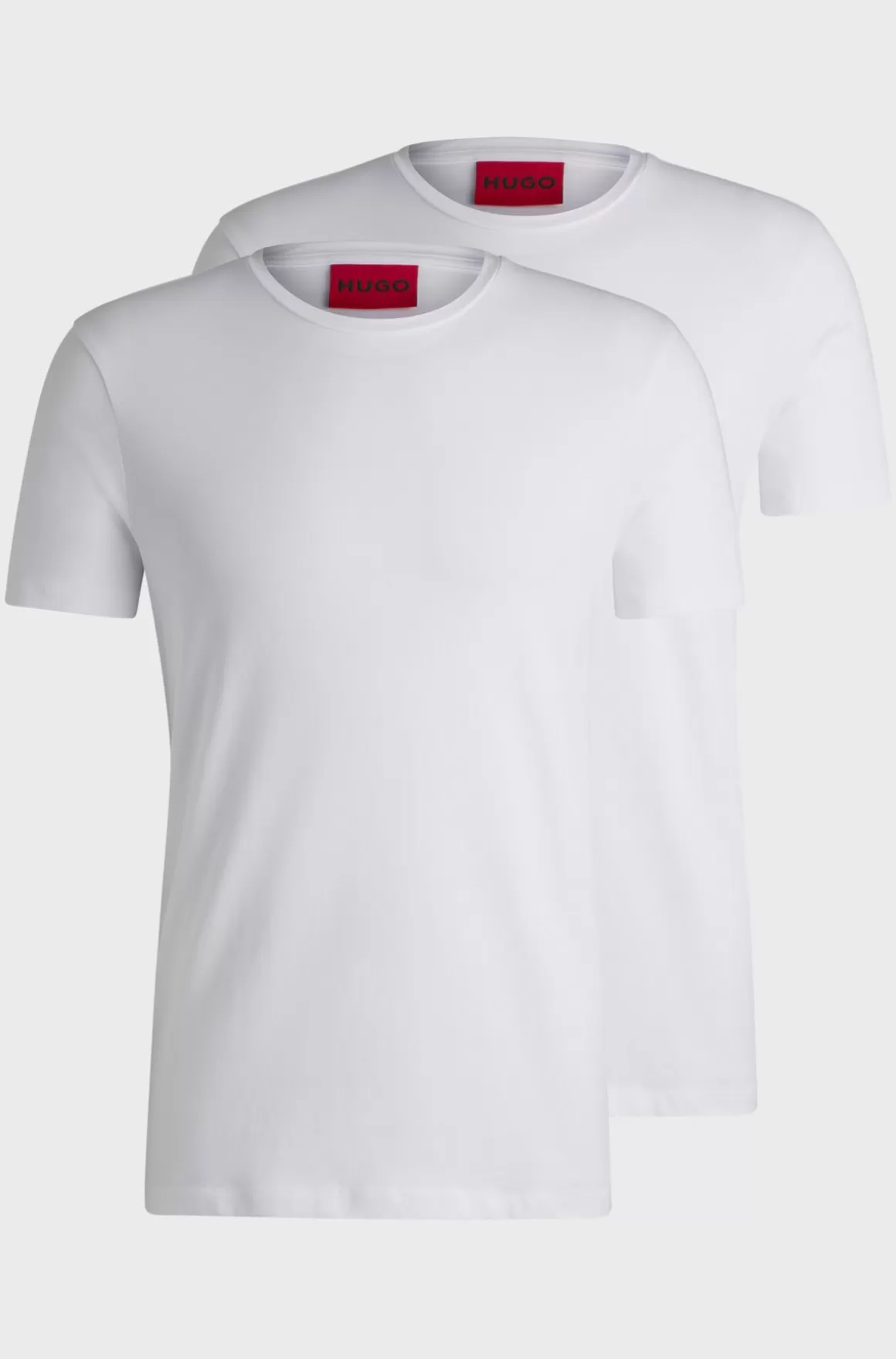 HUGO BOSS Pakke Med To T-shirts I Bomuld Med Stræk Og Med Slim Fit