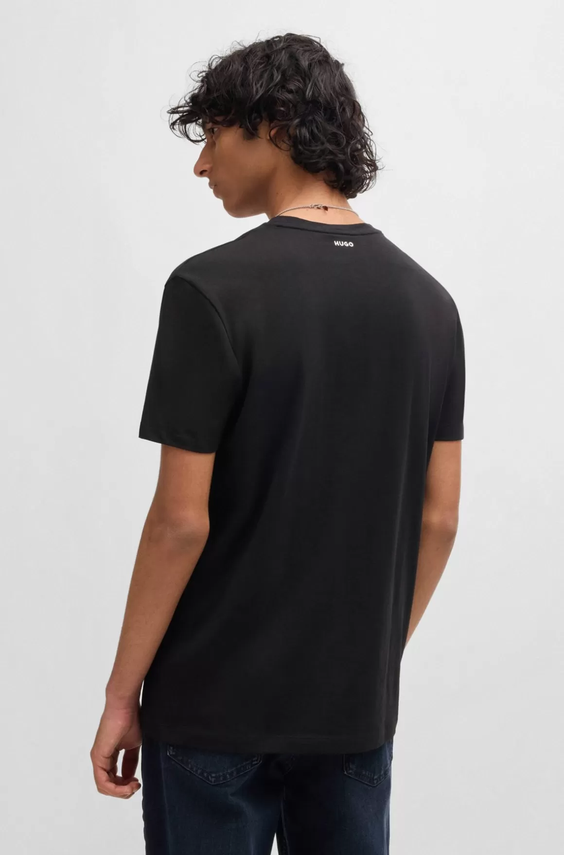 HUGO BOSS Pakke Med To T-shirts Med V-hals I Bomuld Med Stræk