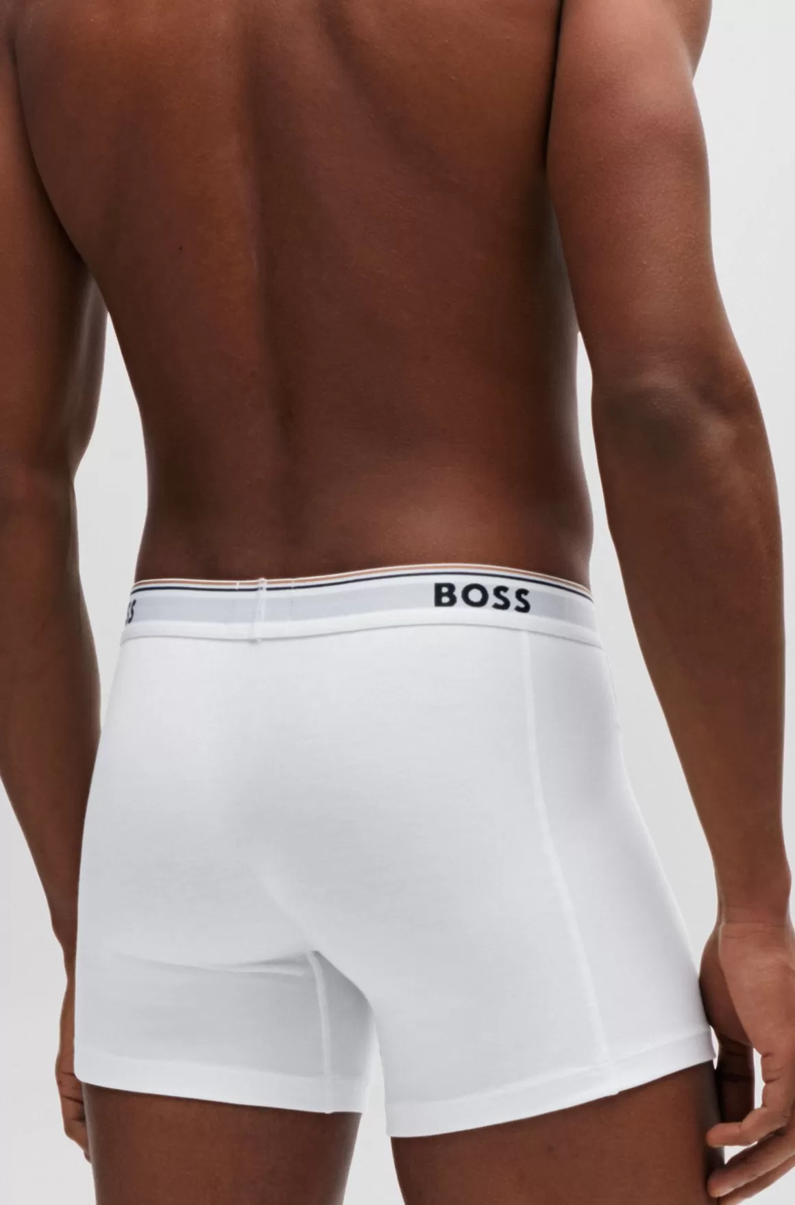 HUGO BOSS Pakke Med Tre Boxer-underbukser I Bomuld Med Stræk Med Logoer