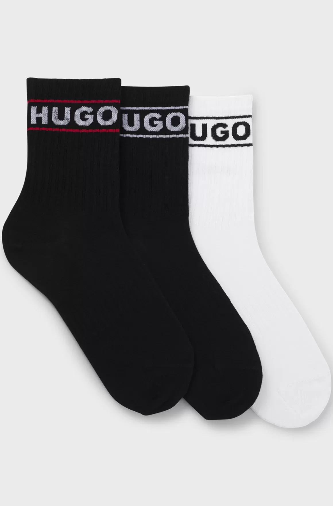 HUGO BOSS Pakke Med Tre Par Sokker Med Logo