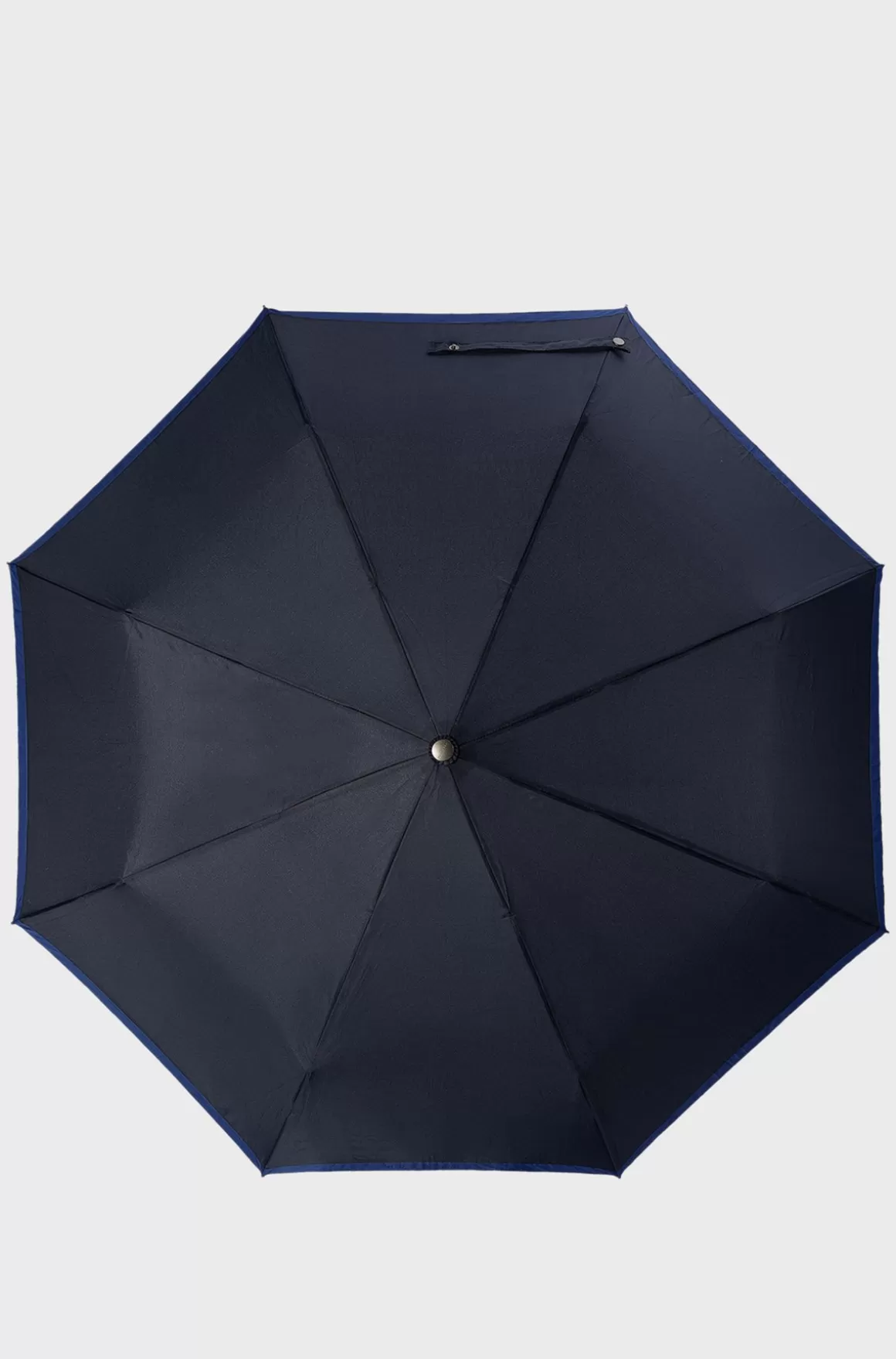 HUGO BOSS Pocket Umbrella With Blue Border