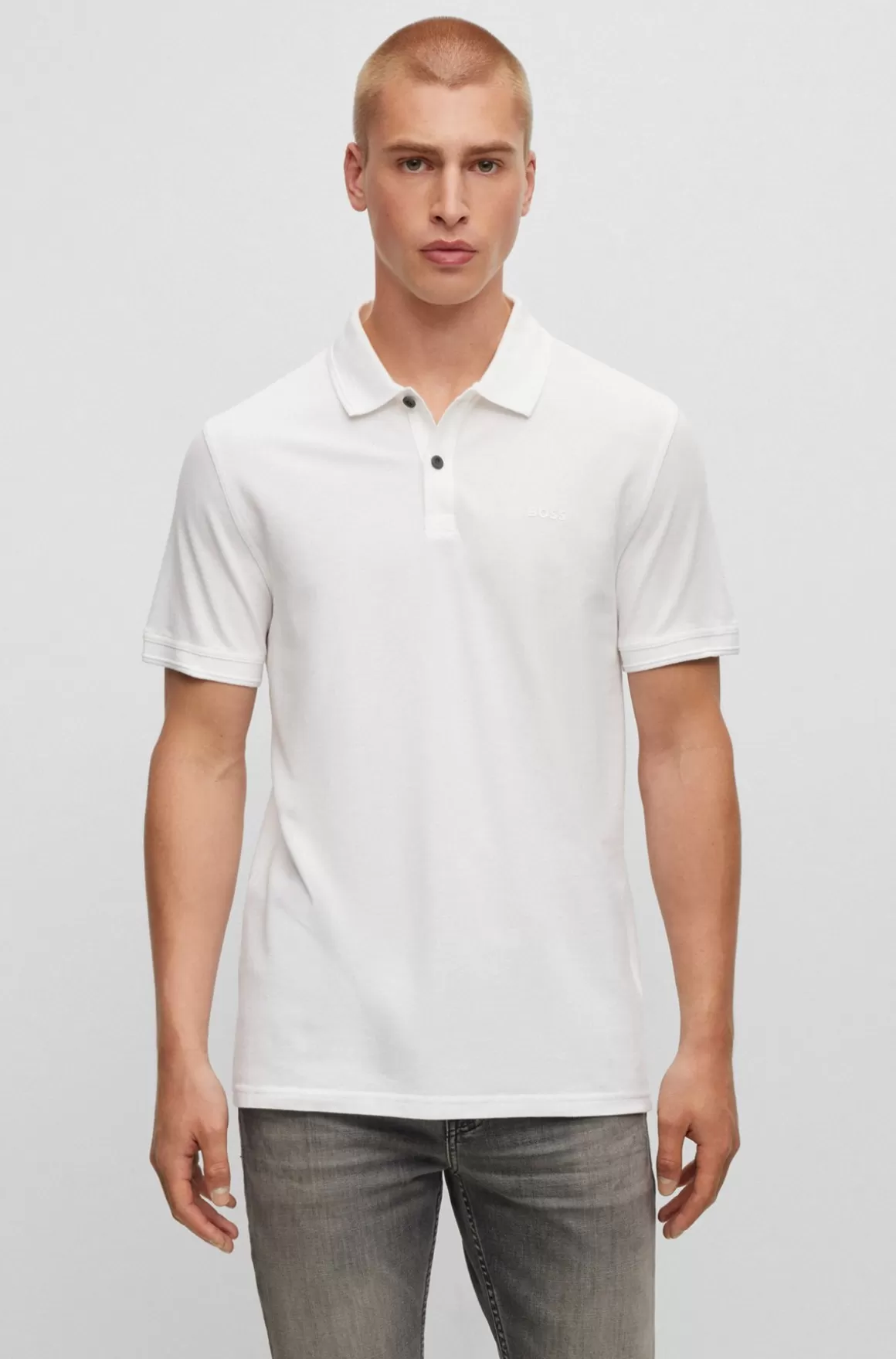 HUGO BOSS Poloshirt I Slank Pasform I Bomuldspiqué